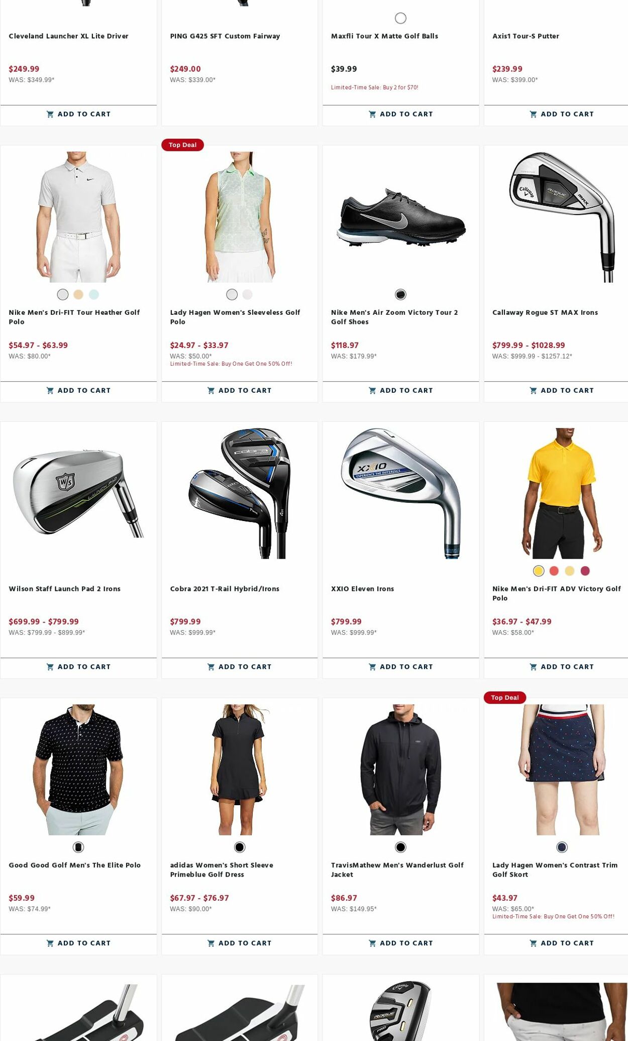 Weekly ad Golf Galaxy 09/25/2023 - 10/01/2023