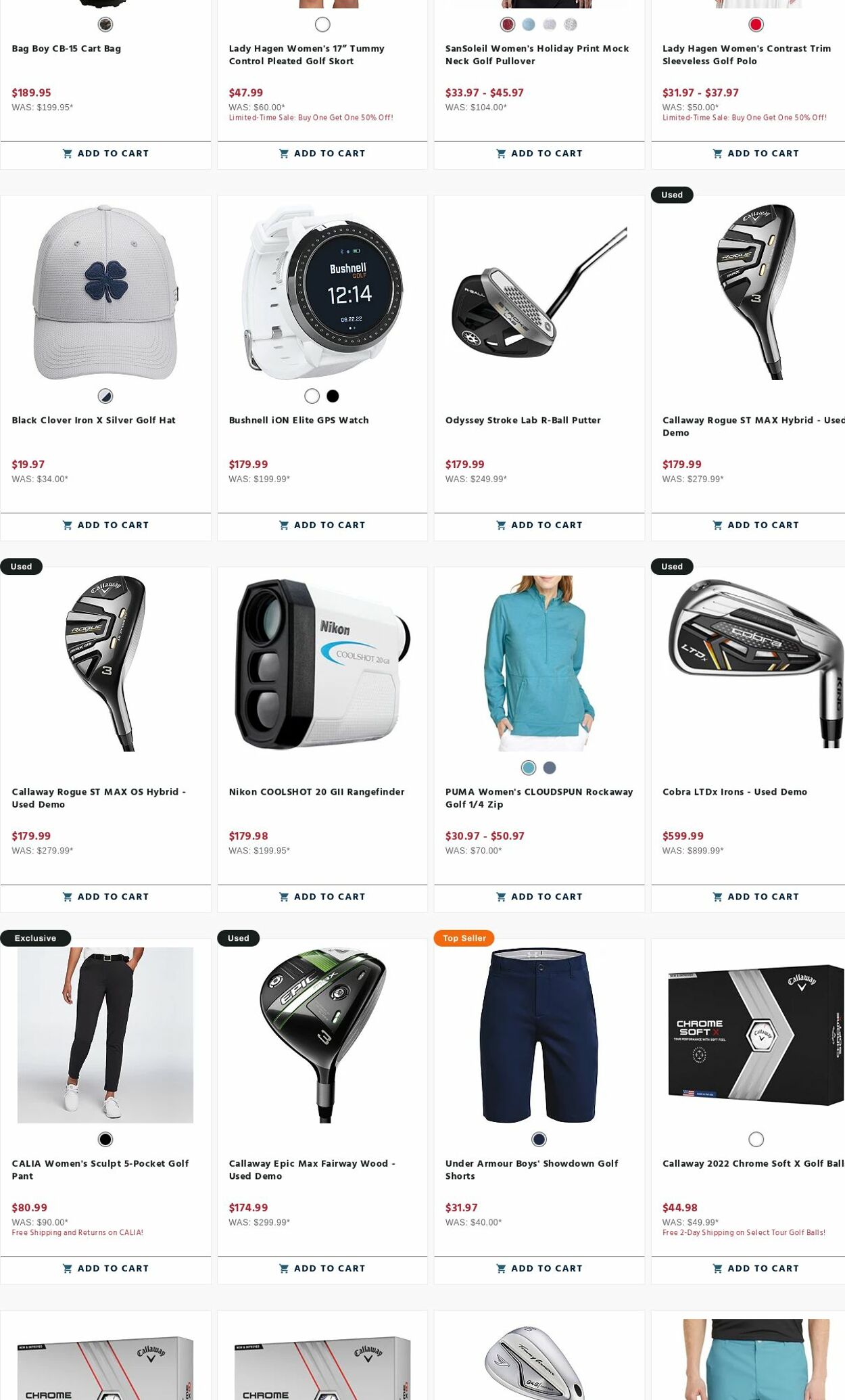 Weekly ad Golf Galaxy 09/25/2023 - 10/01/2023