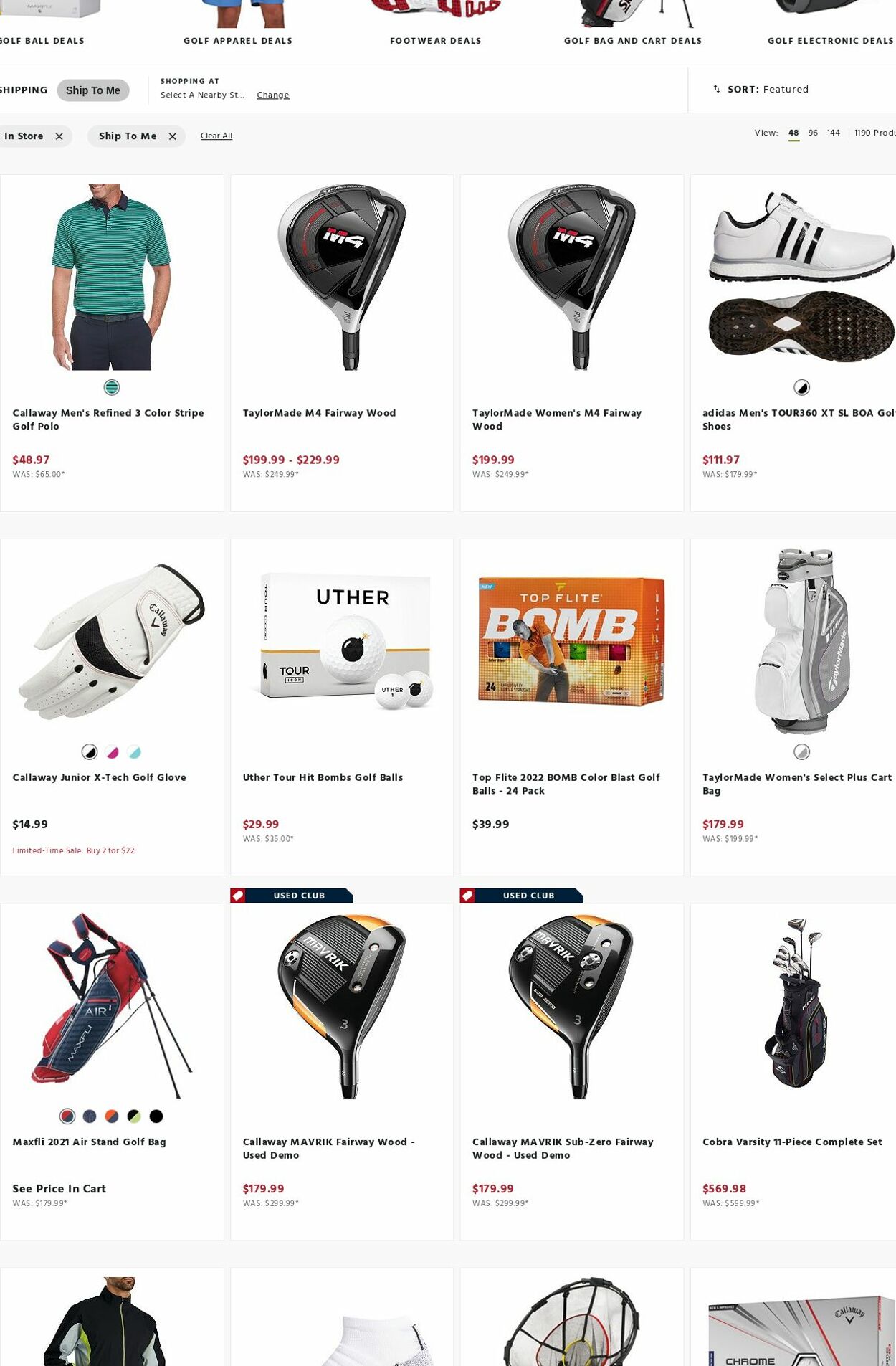 Weekly ad Golf Galaxy 08/01/2022 - 08/15/2022