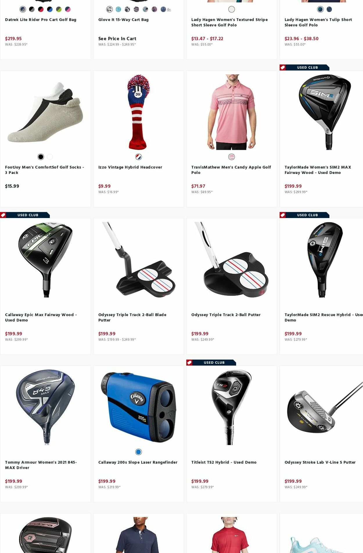 Weekly ad Golf Galaxy 08/01/2022 - 08/15/2022