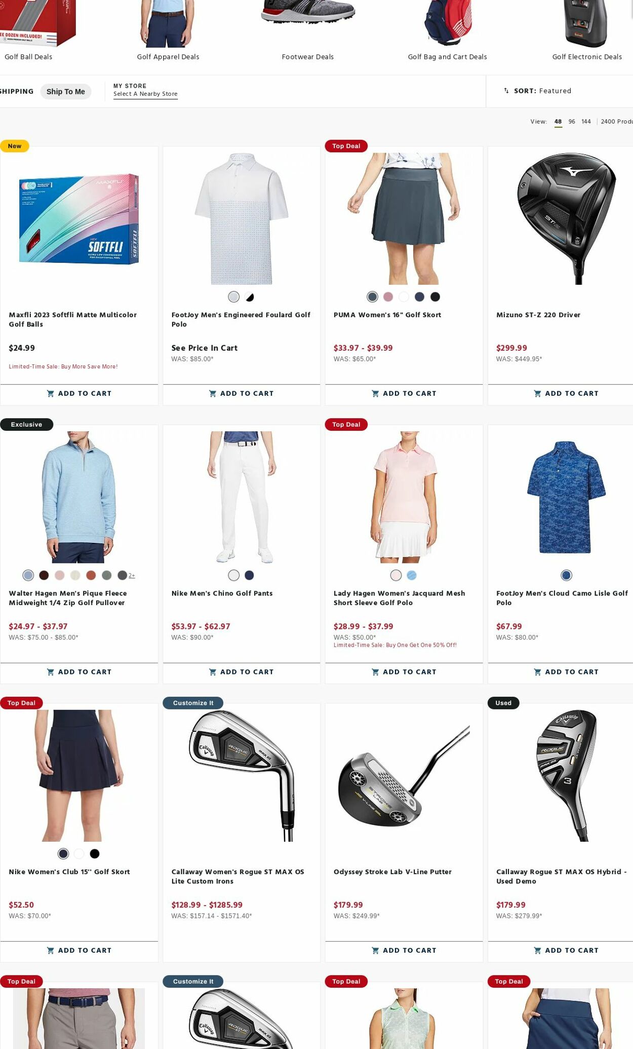 Weekly ad Golf Galaxy 07/31/2023 - 08/06/2023