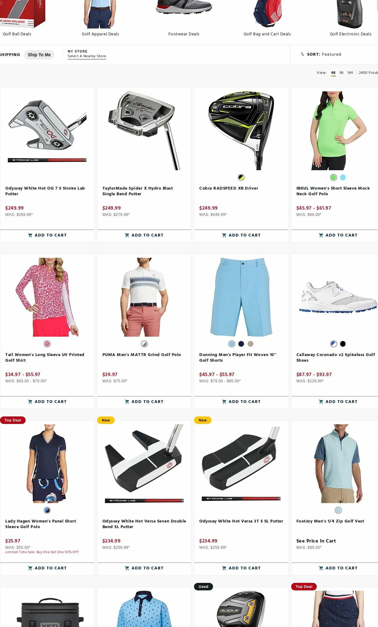 Weekly ad Golf Galaxy 07/31/2023 - 08/06/2023