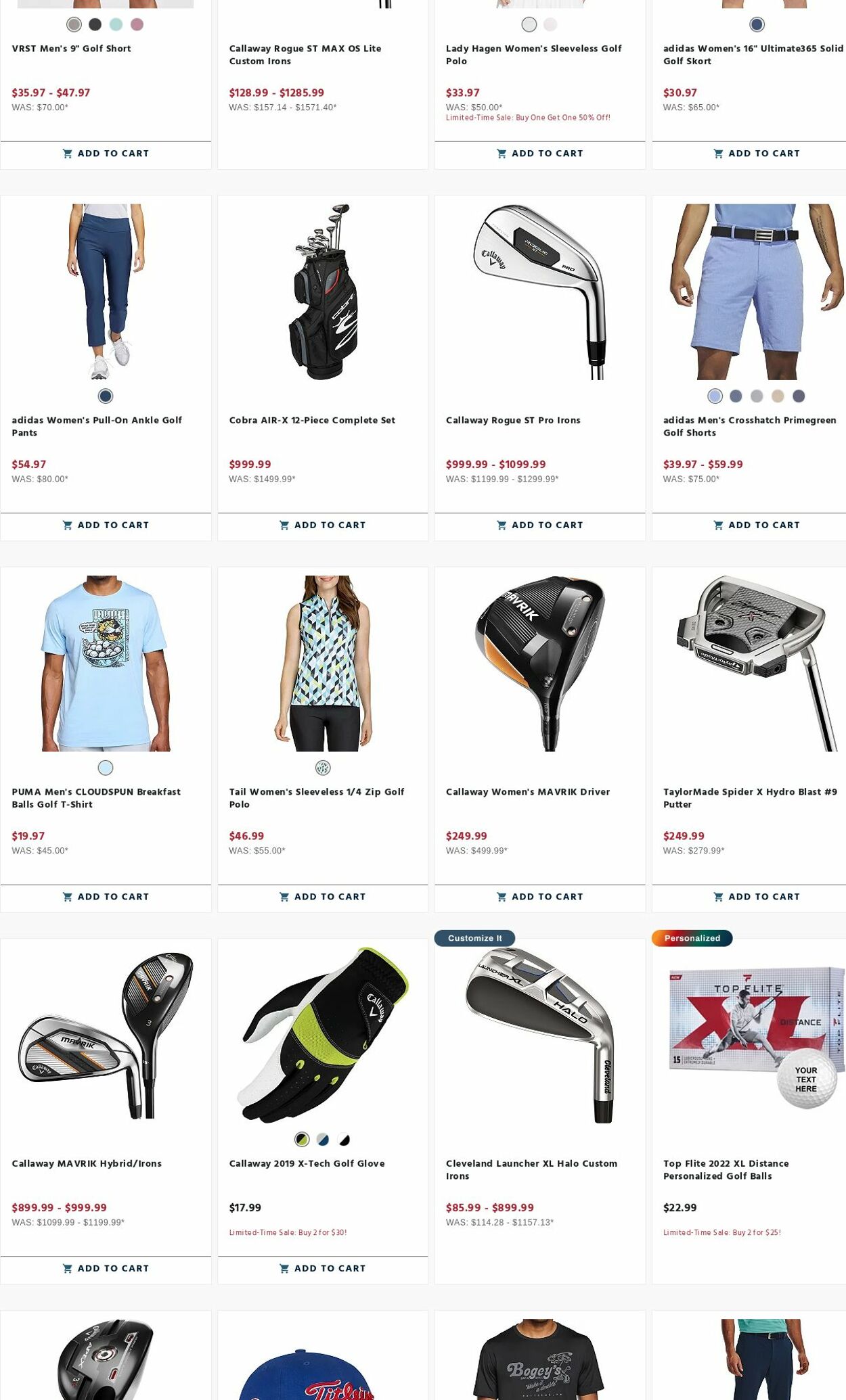 Weekly ad Golf Galaxy 07/31/2023 - 08/06/2023