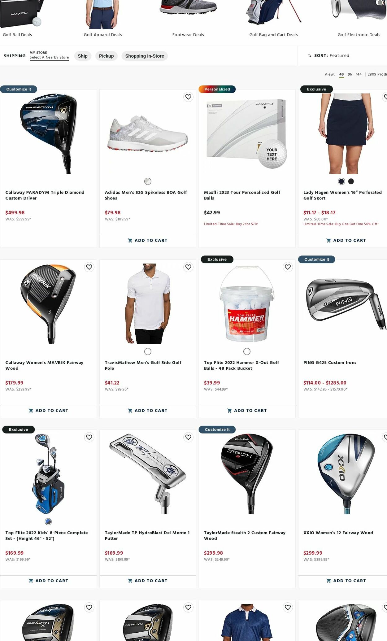 Weekly ad Golf Galaxy 11/13/2023 - 11/19/2023