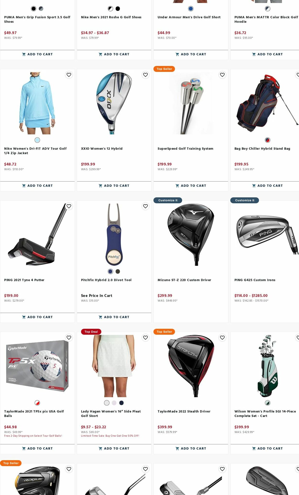 Weekly ad Golf Galaxy 11/09/2023 - 11/22/2023