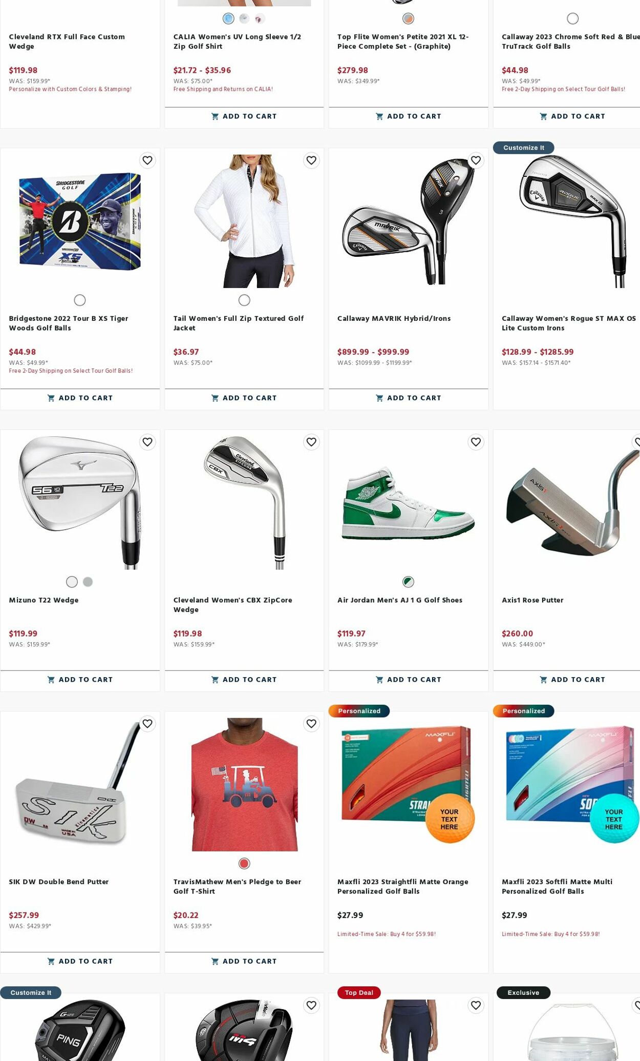 Weekly ad Golf Galaxy 11/09/2023 - 11/22/2023