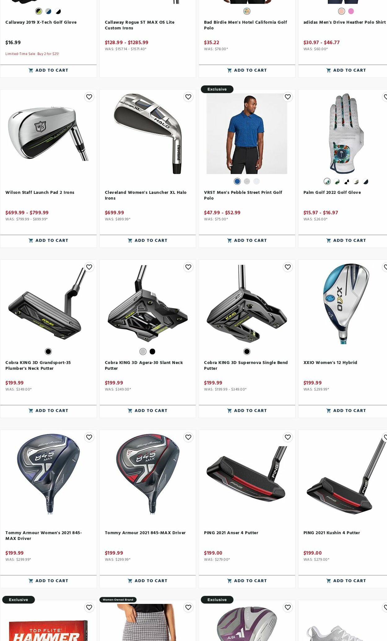 Weekly ad Golf Galaxy 12/25/2023 - 01/14/2024