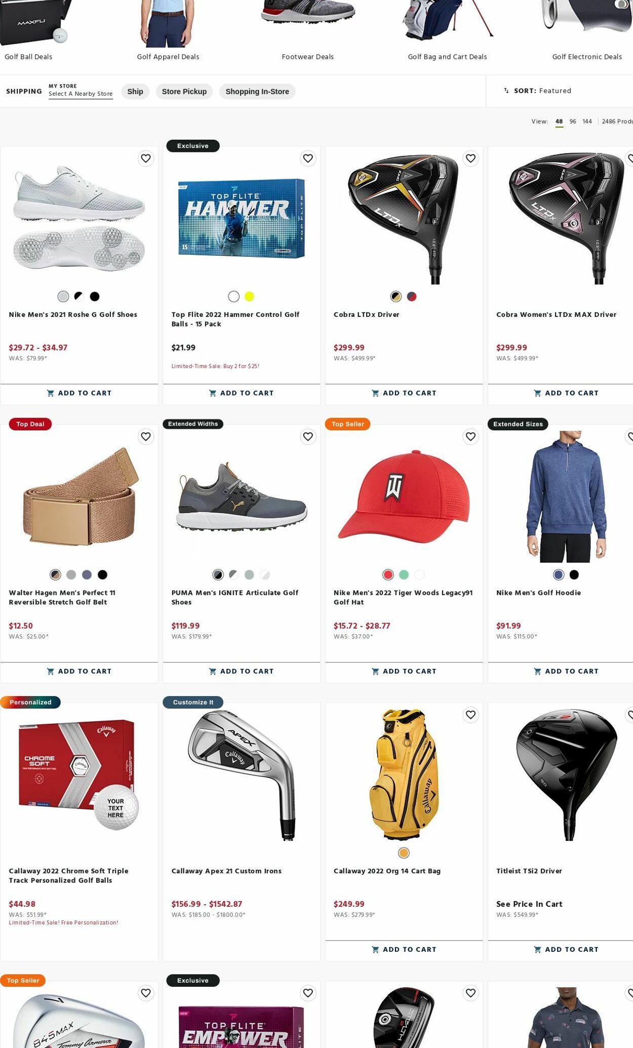 Weekly ad Golf Galaxy 12/25/2023 - 01/14/2024