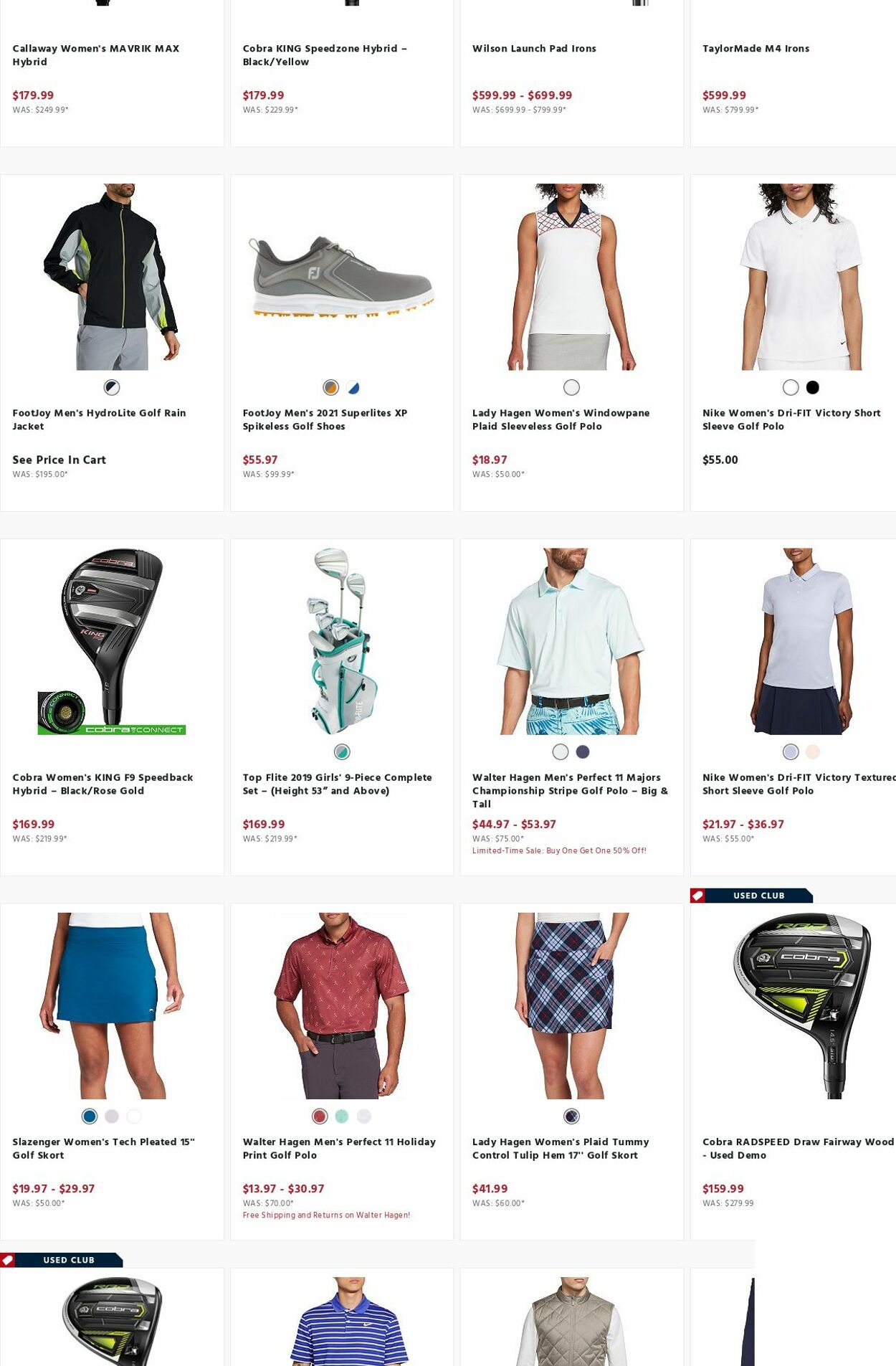 Weekly ad Golf Galaxy 08/15/2022 - 08/31/2022