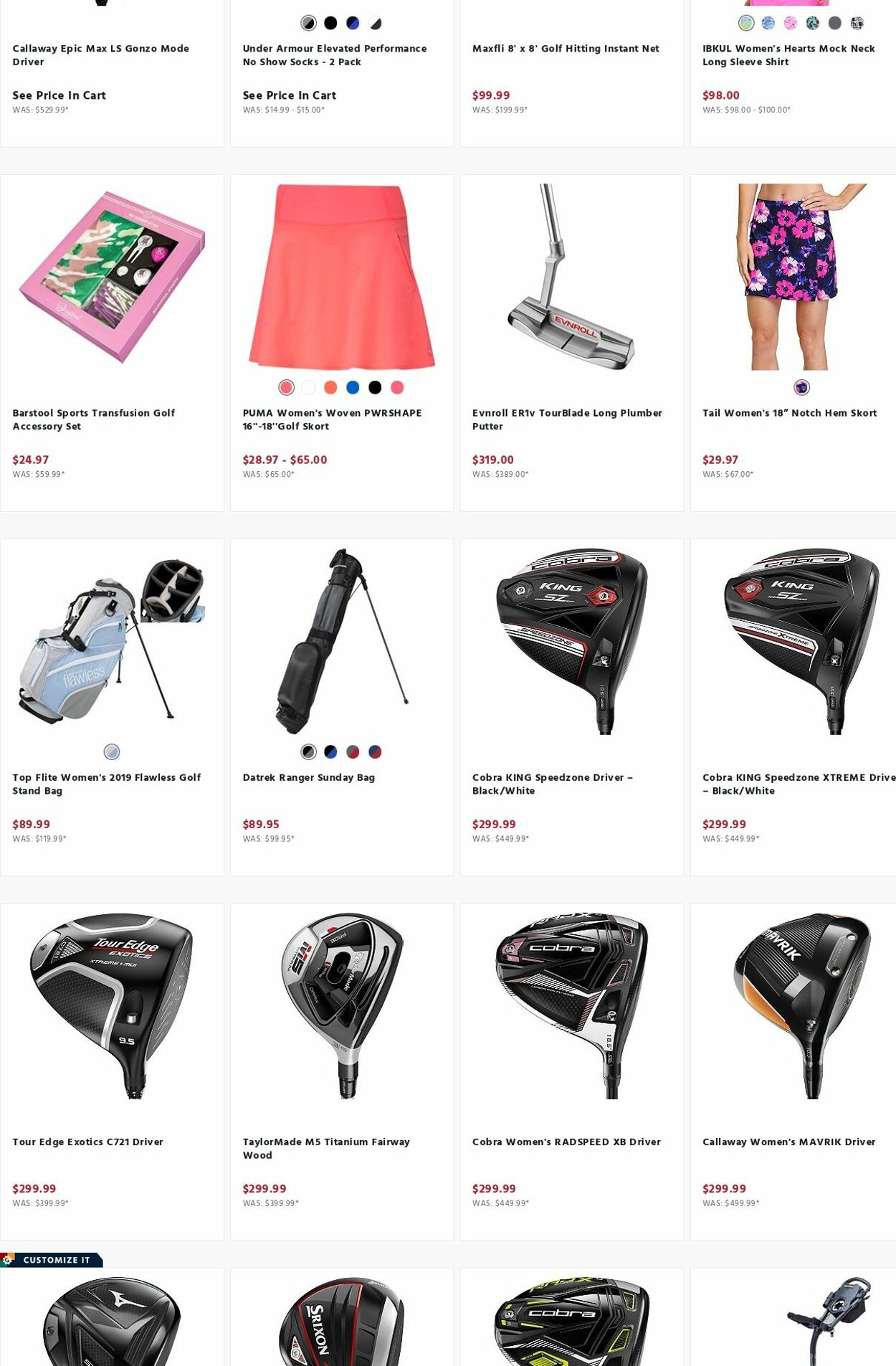 Weekly ad Golf Galaxy 08/15/2022 - 08/31/2022