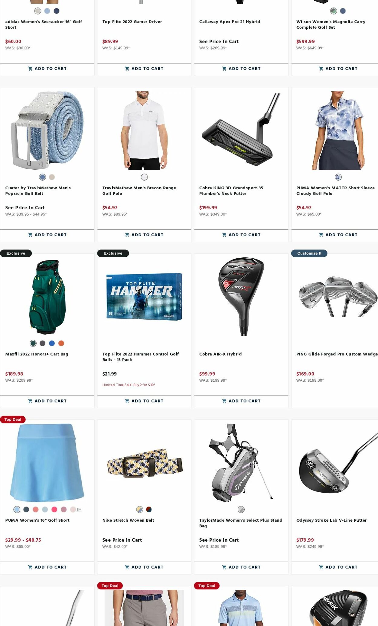 Weekly ad Golf Galaxy 07/06/2023 - 07/18/2023