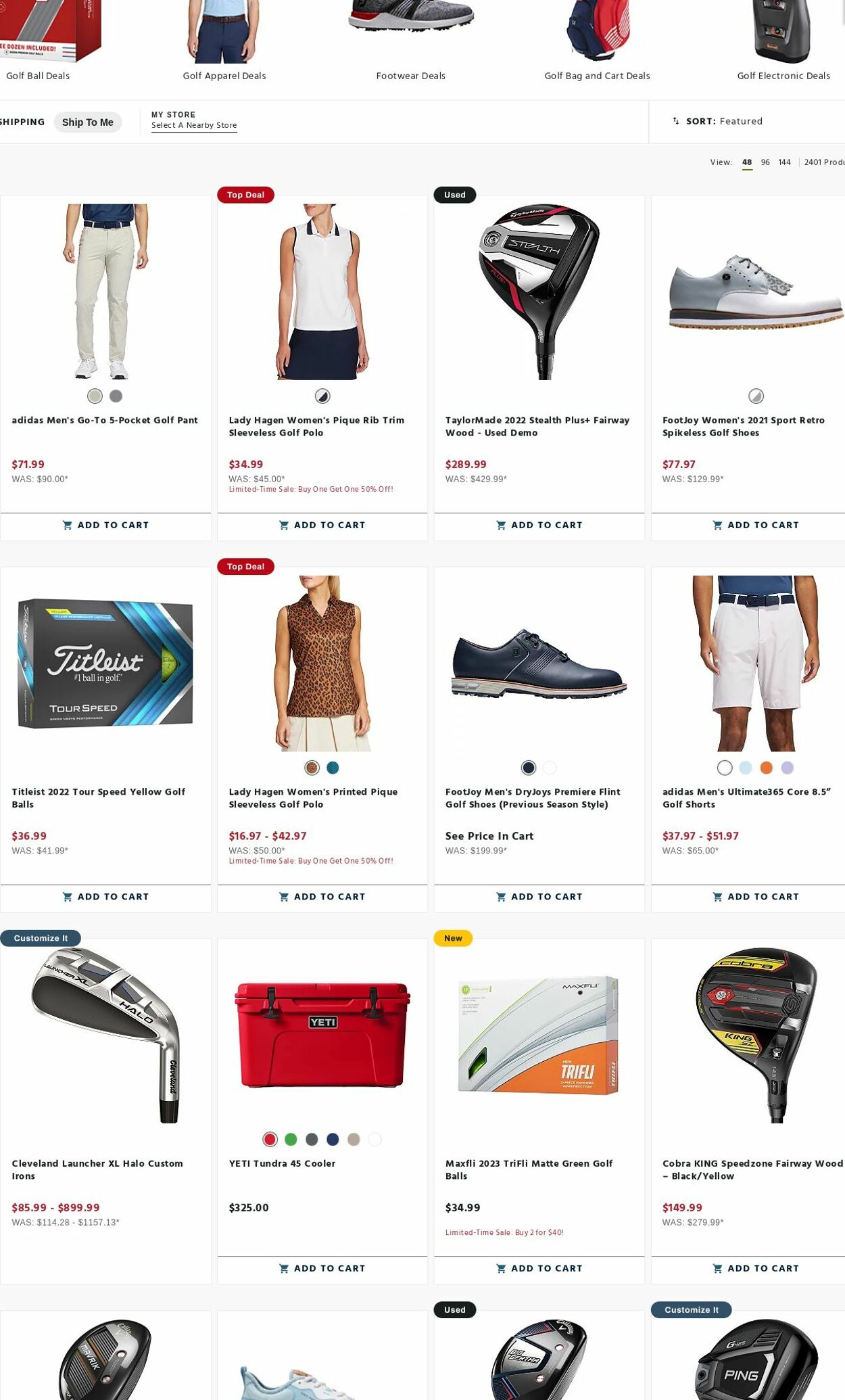 Weekly ad Golf Galaxy 07/06/2023 - 07/18/2023