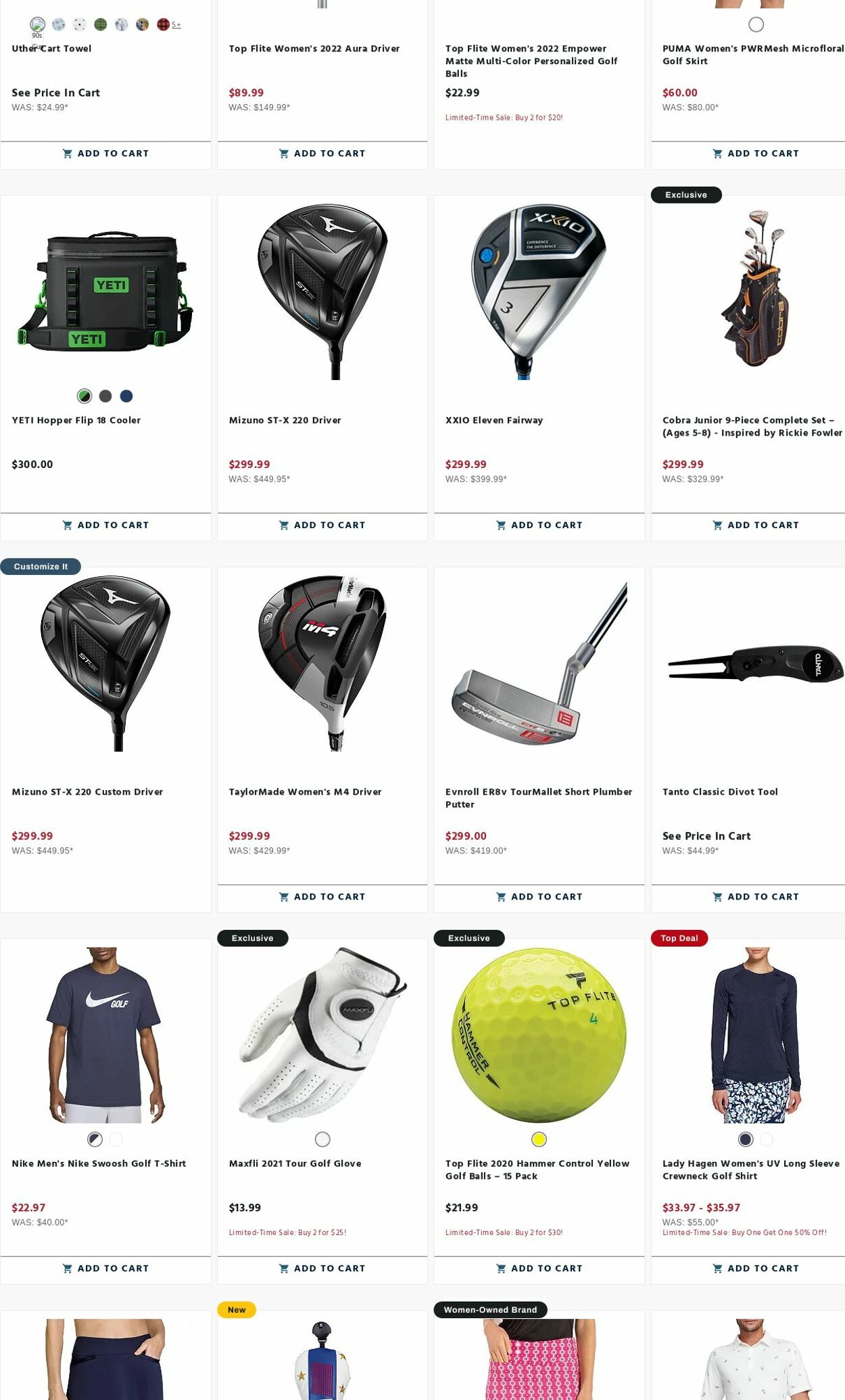 Weekly ad Golf Galaxy 07/06/2023 - 07/18/2023