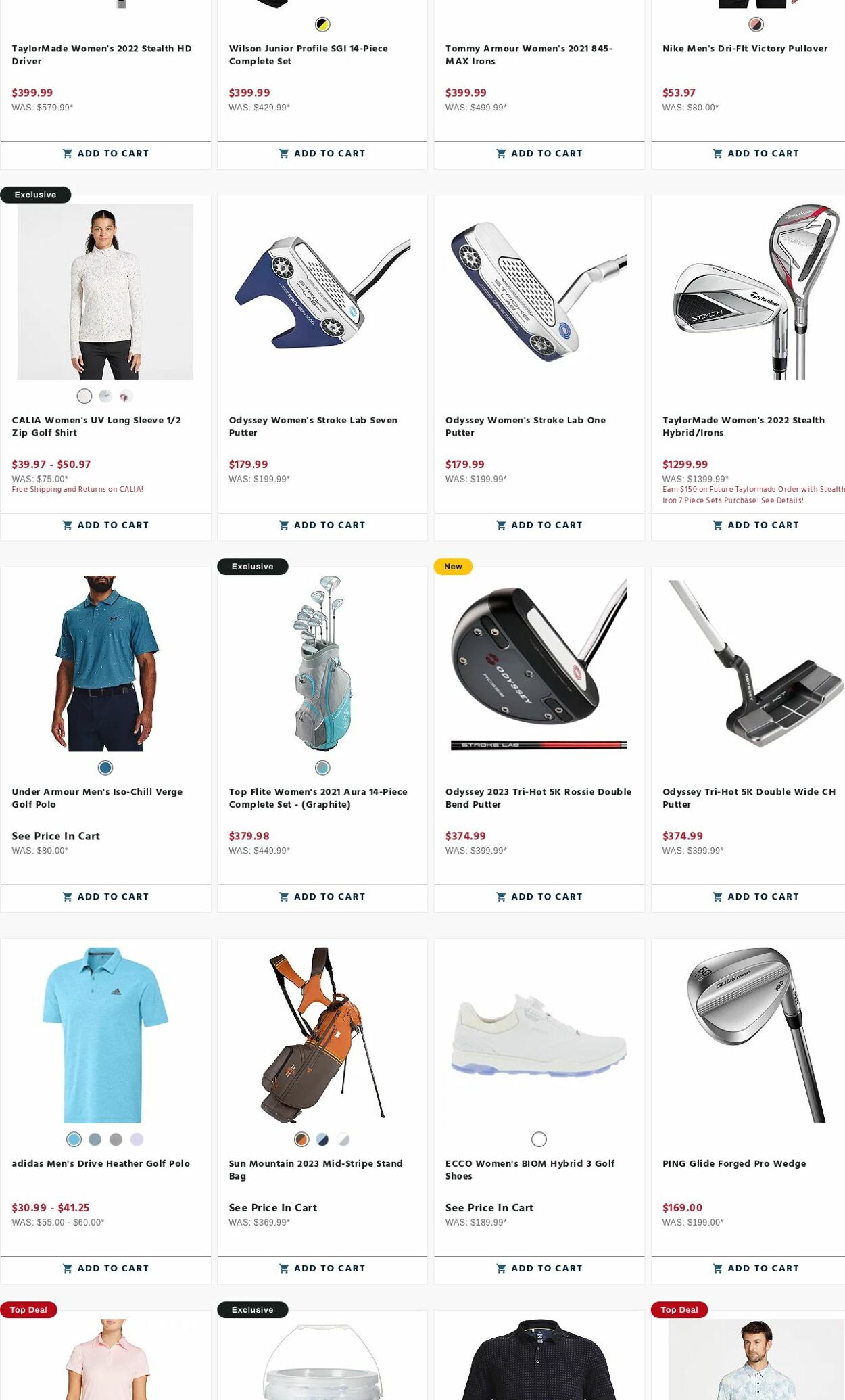 Weekly ad Golf Galaxy 07/06/2023 - 07/18/2023