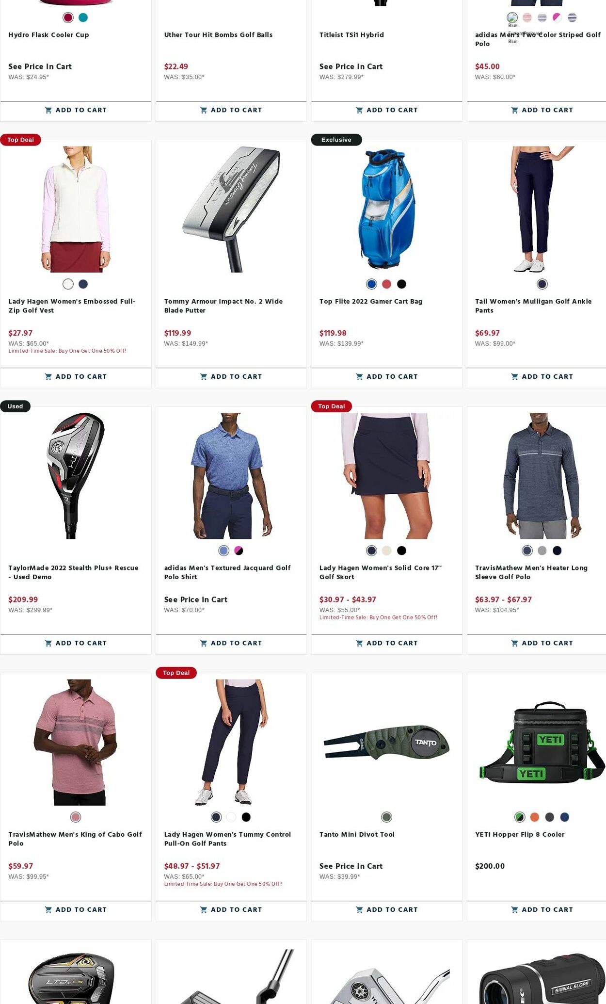 Weekly ad Golf Galaxy 07/06/2023 - 07/18/2023