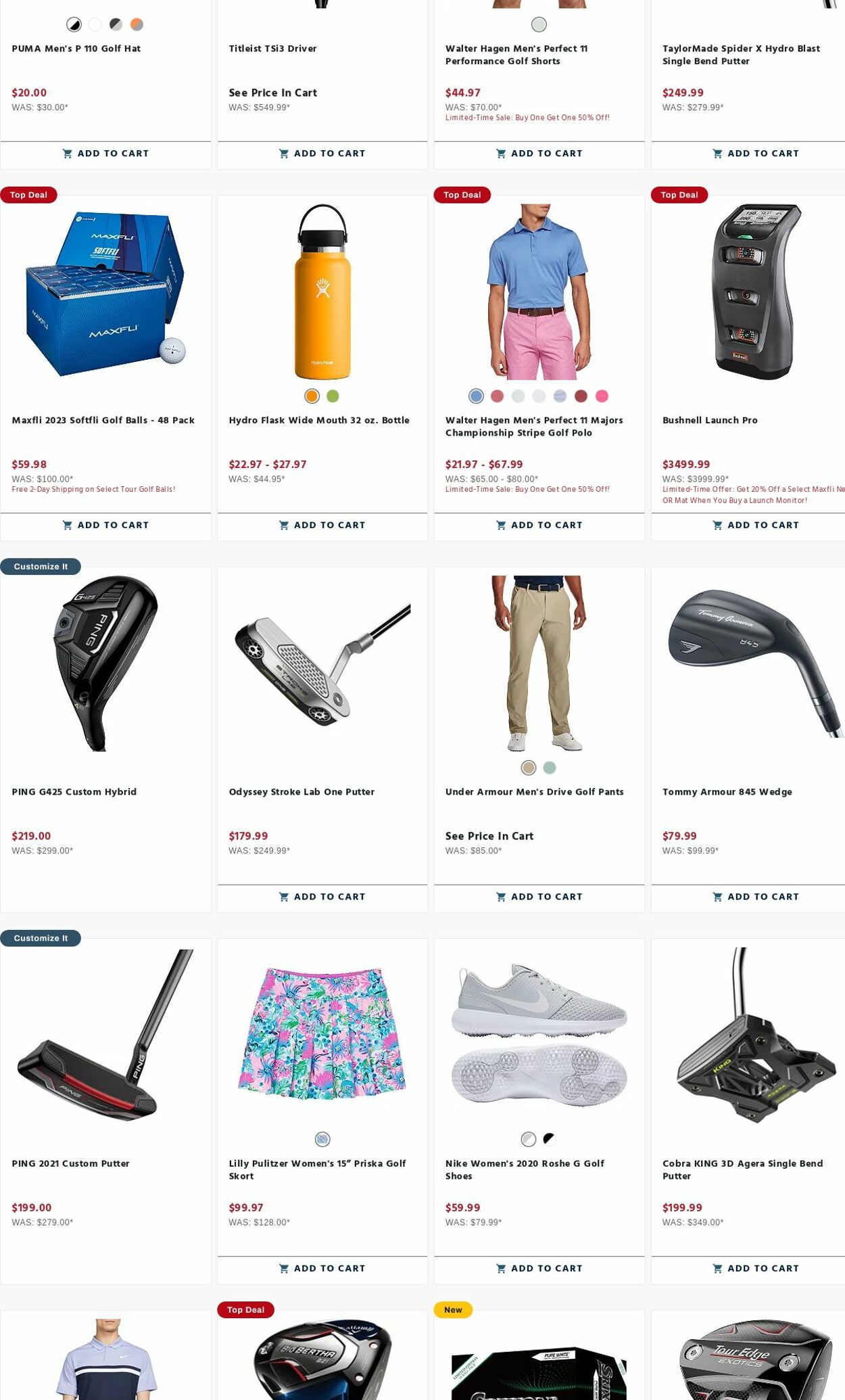 Weekly ad Golf Galaxy 07/06/2023 - 07/18/2023