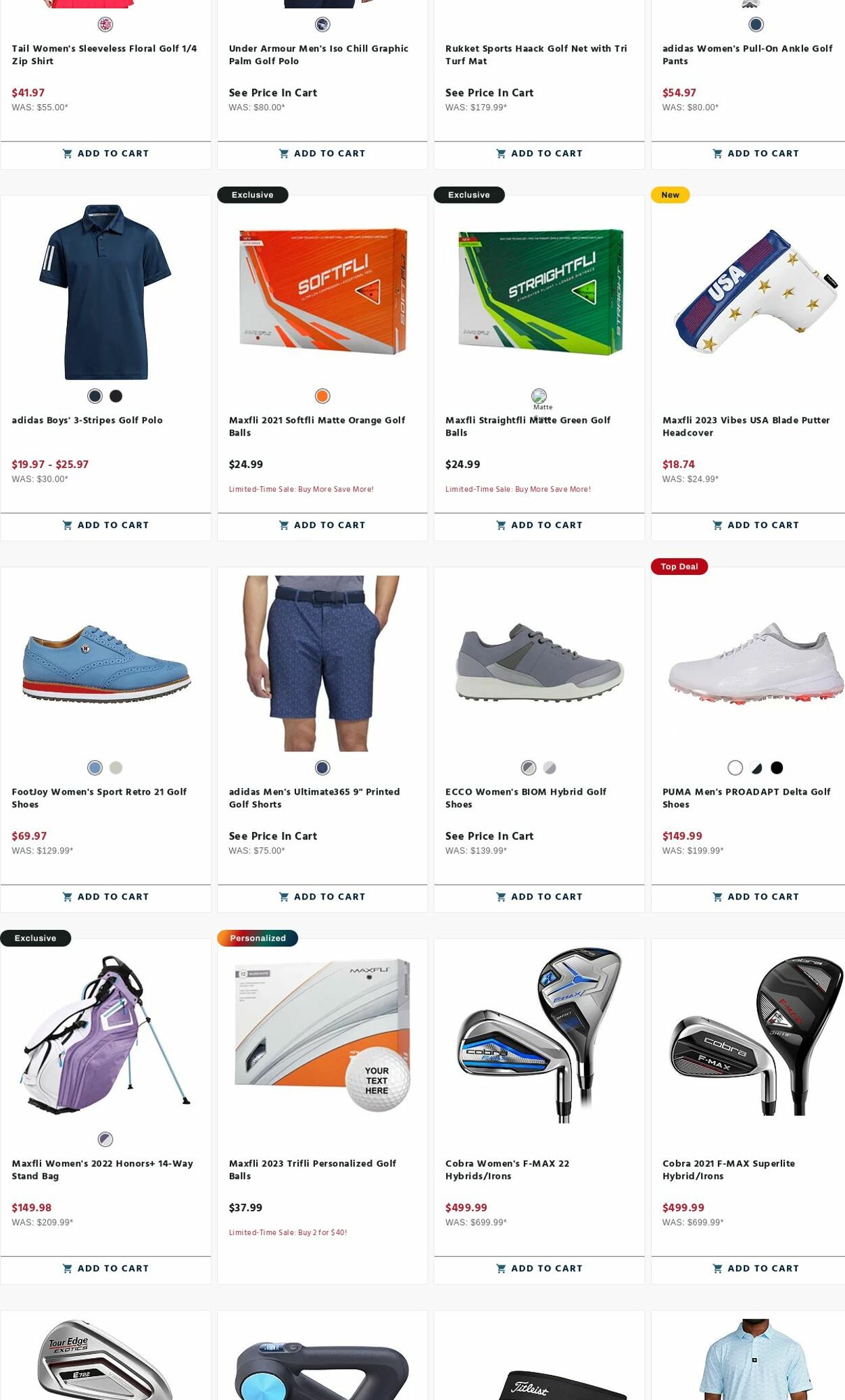 Weekly ad Golf Galaxy 07/06/2023 - 07/18/2023