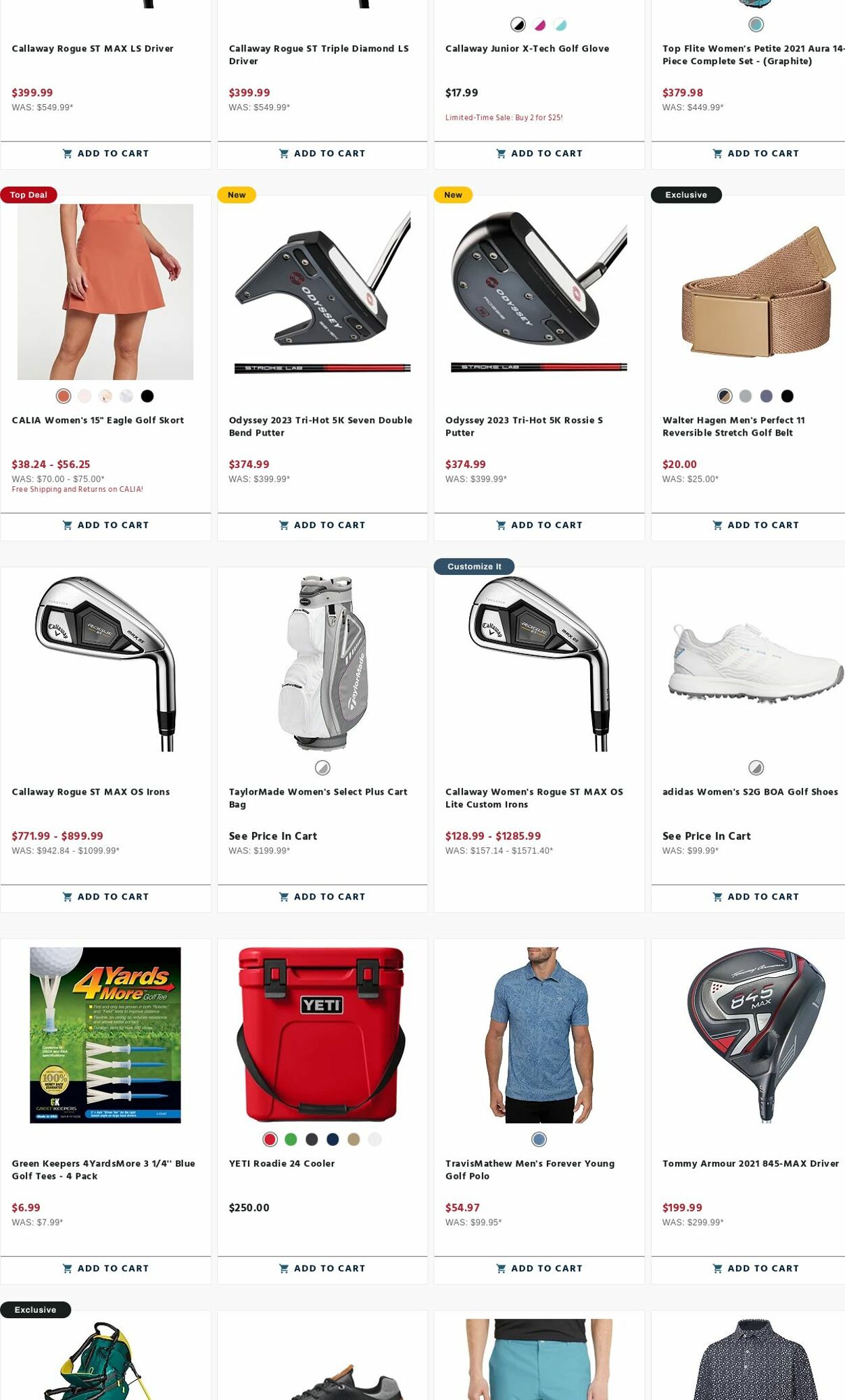 Weekly ad Golf Galaxy 07/06/2023 - 07/18/2023