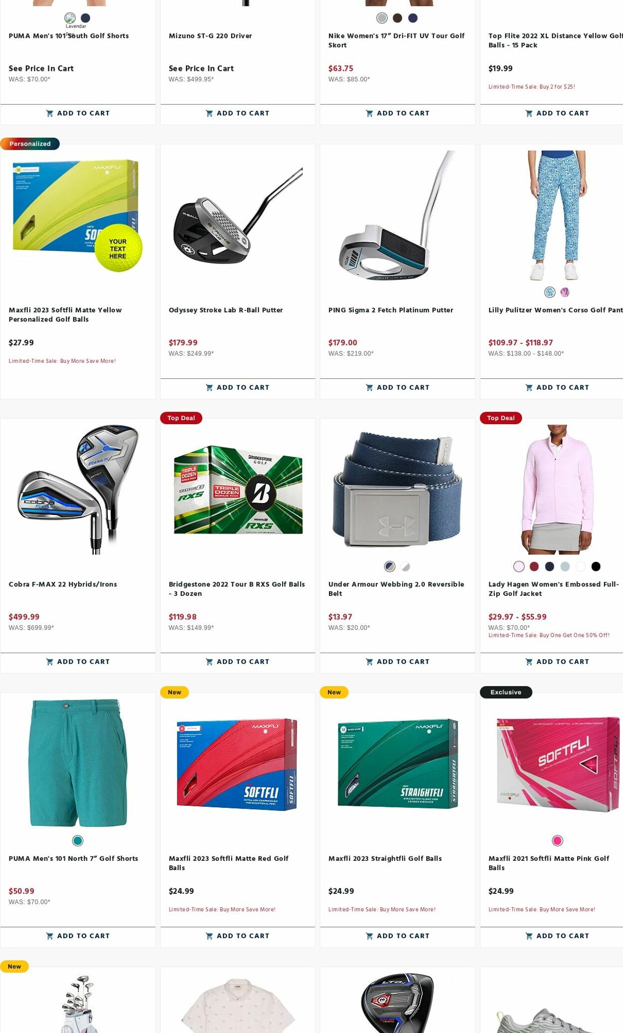 Weekly ad Golf Galaxy 07/06/2023 - 07/18/2023