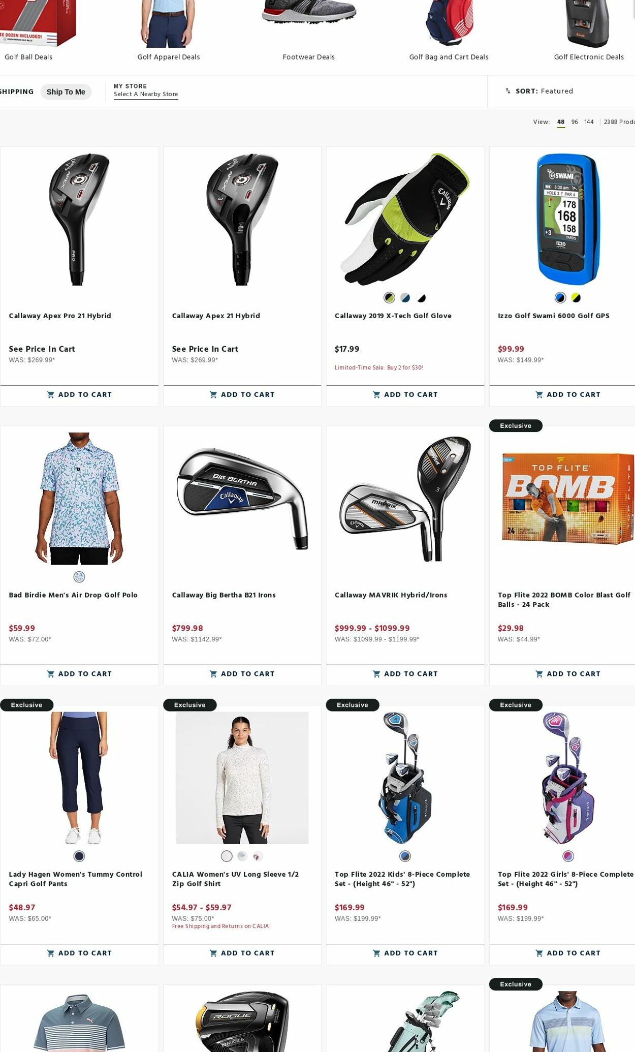 Weekly ad Golf Galaxy 05/22/2023 - 05/28/2023