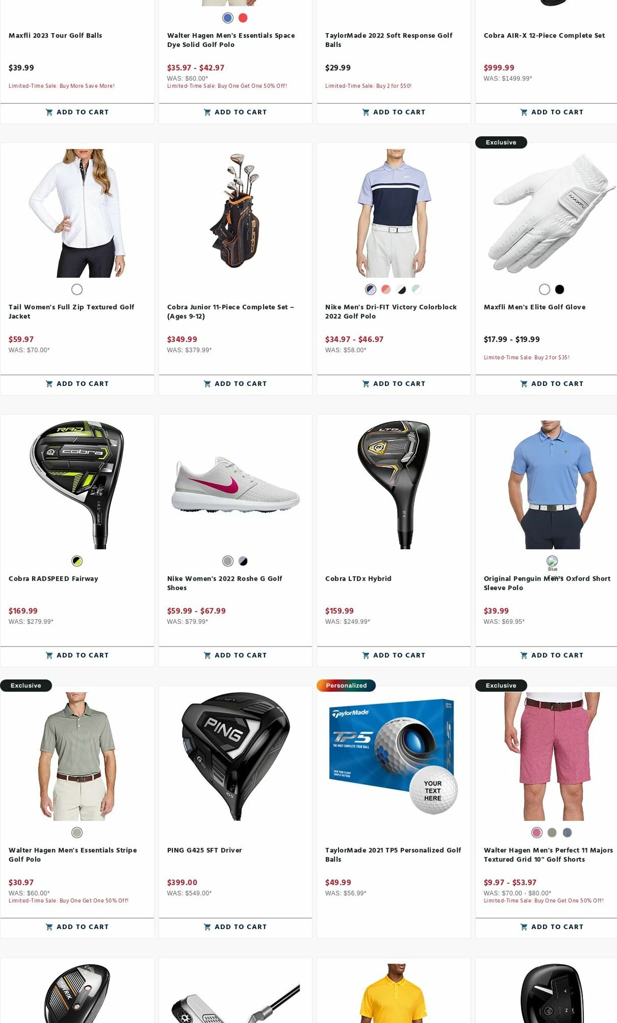 Weekly ad Golf Galaxy 05/22/2023 - 05/28/2023