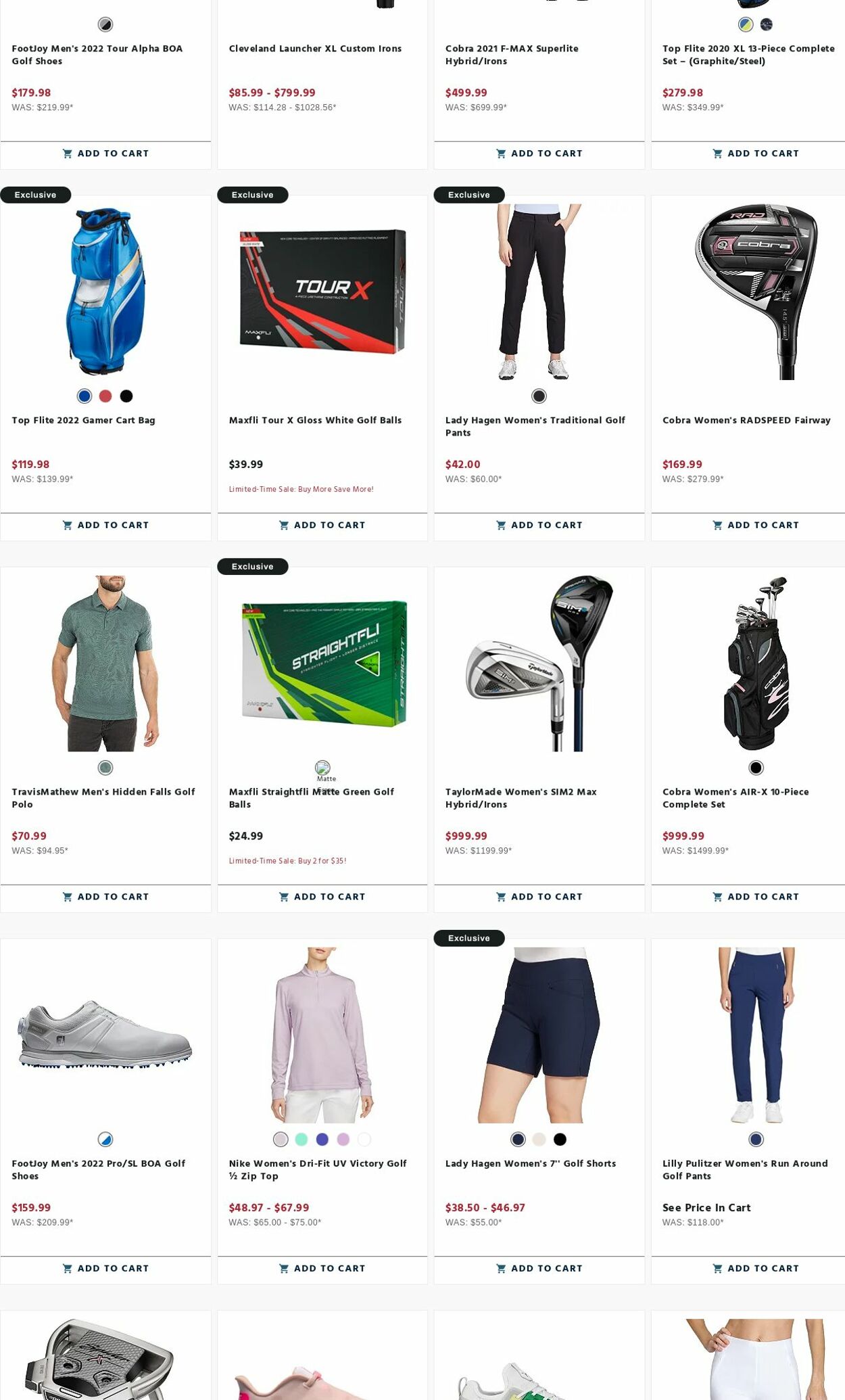 Weekly ad Golf Galaxy 05/22/2023 - 05/28/2023