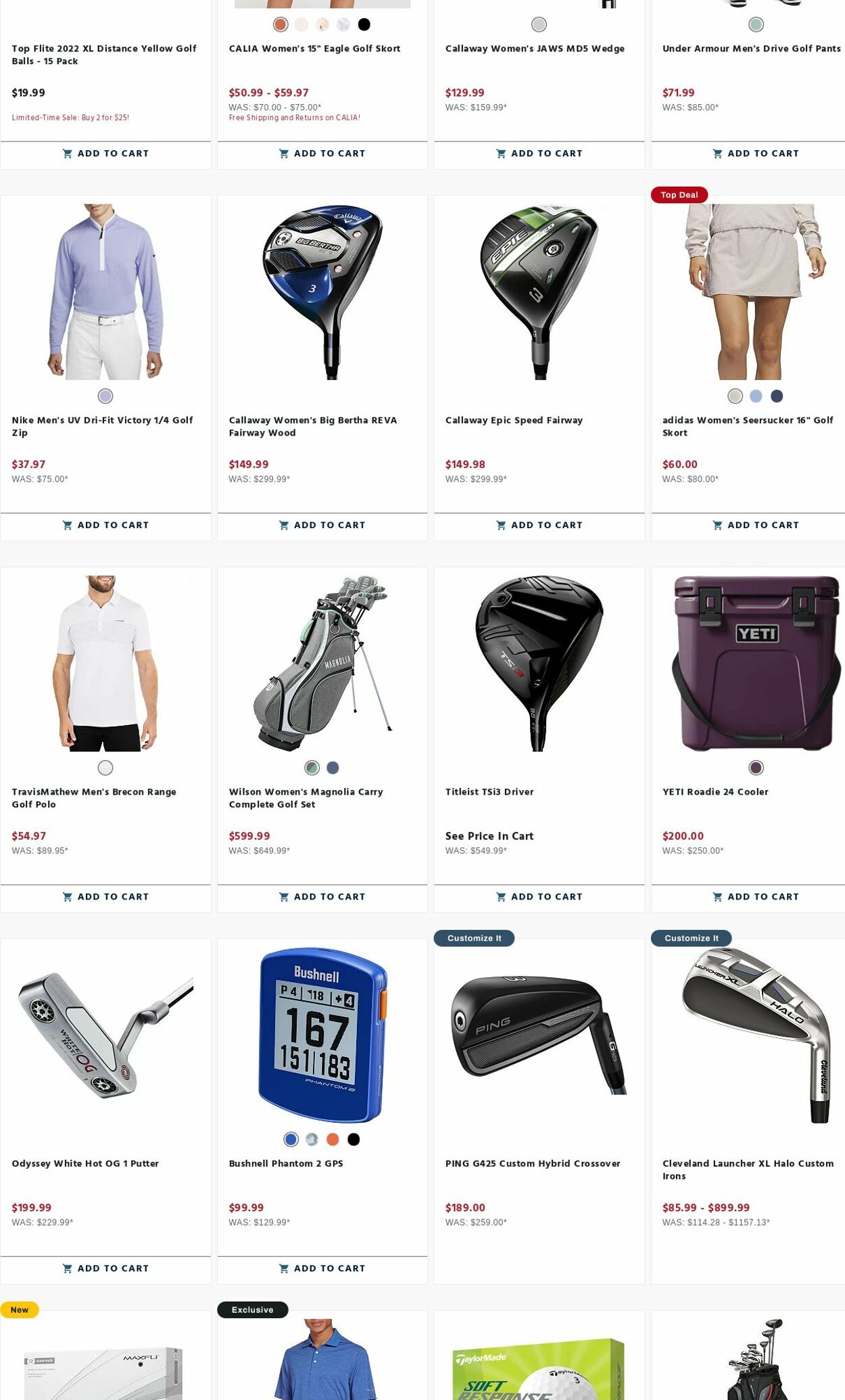 Weekly ad Golf Galaxy 05/22/2023 - 05/28/2023