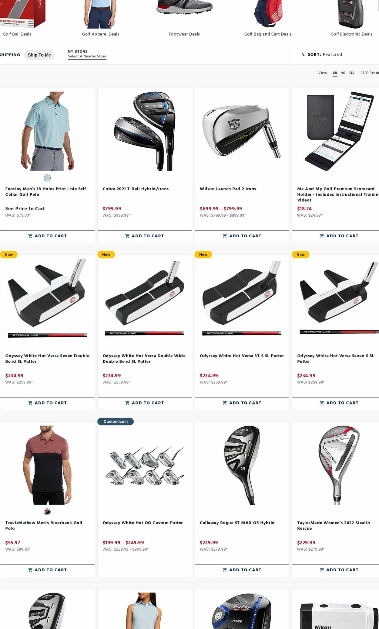 Weekly ad Golf Galaxy 05/22/2023 - 05/28/2023