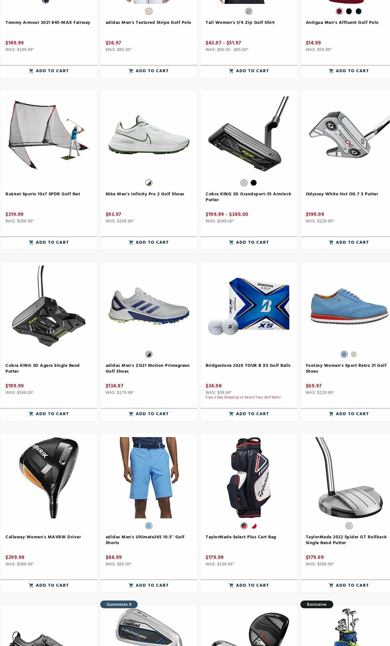 Weekly ad Golf Galaxy 05/22/2023 - 05/28/2023