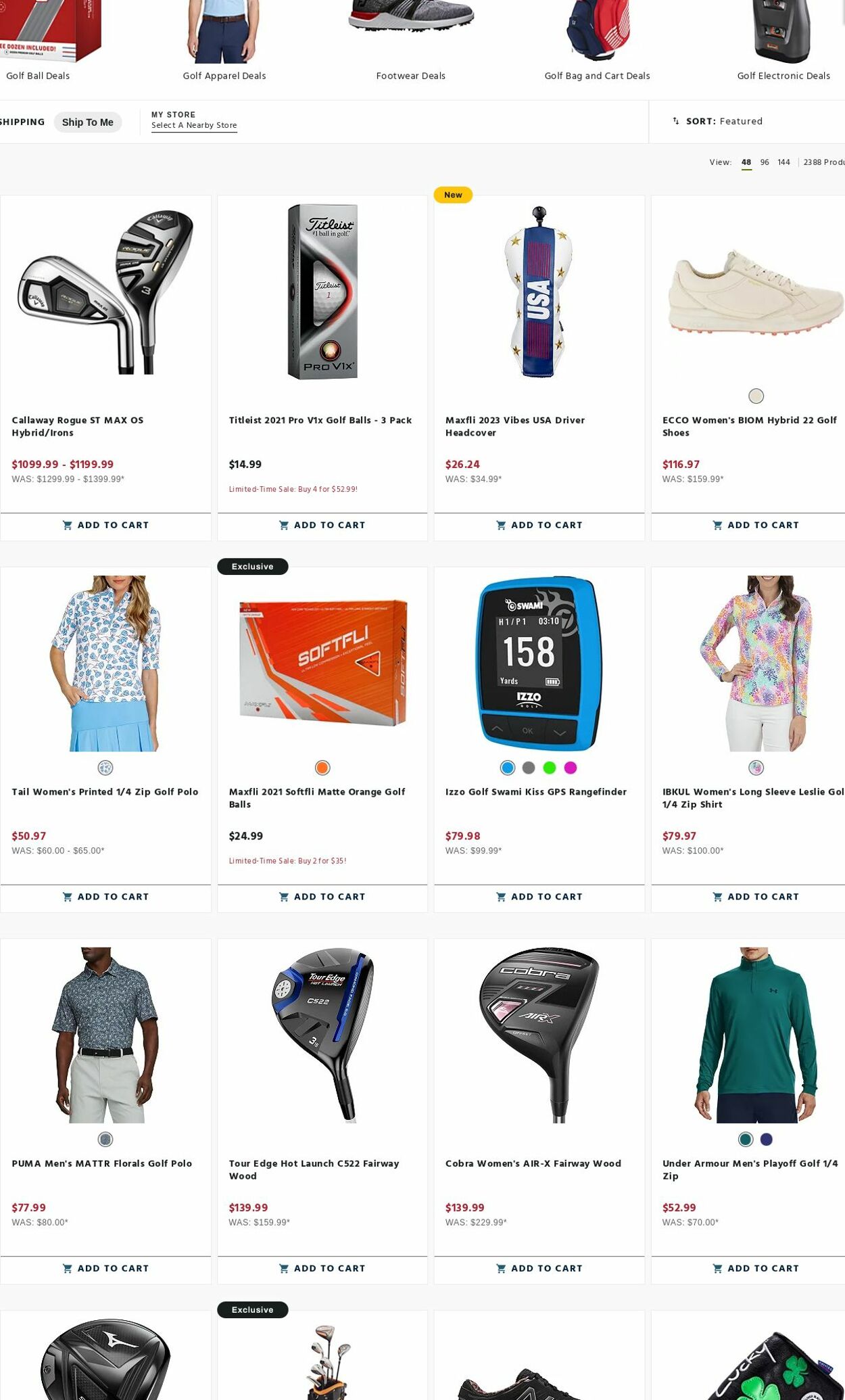 Weekly ad Golf Galaxy 05/22/2023 - 05/28/2023