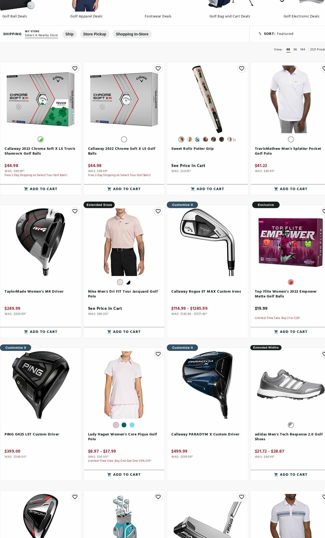 Weekly ad Golf Galaxy 01/08/2024 - 01/21/2024