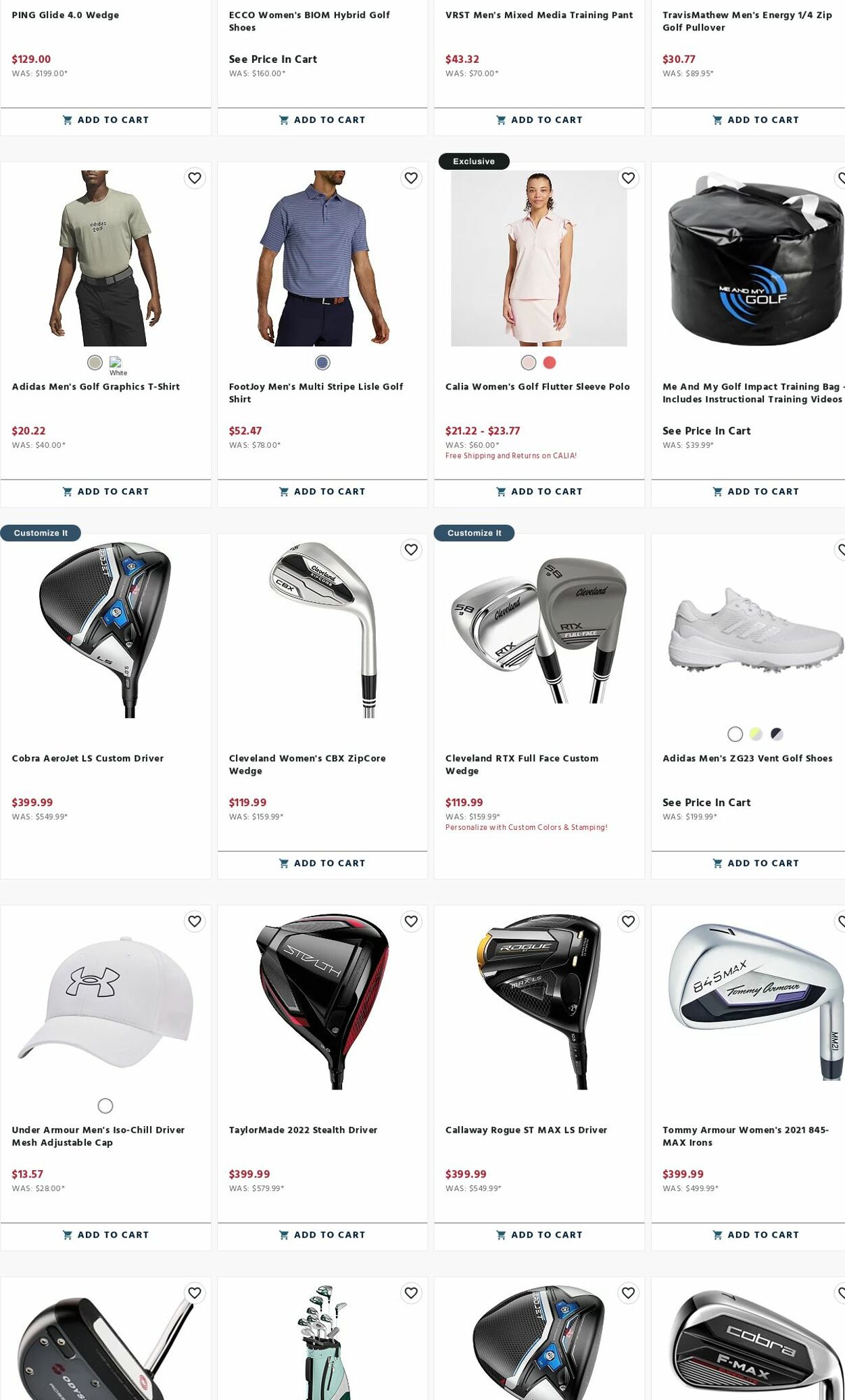 Weekly ad Golf Galaxy 01/08/2024 - 01/21/2024