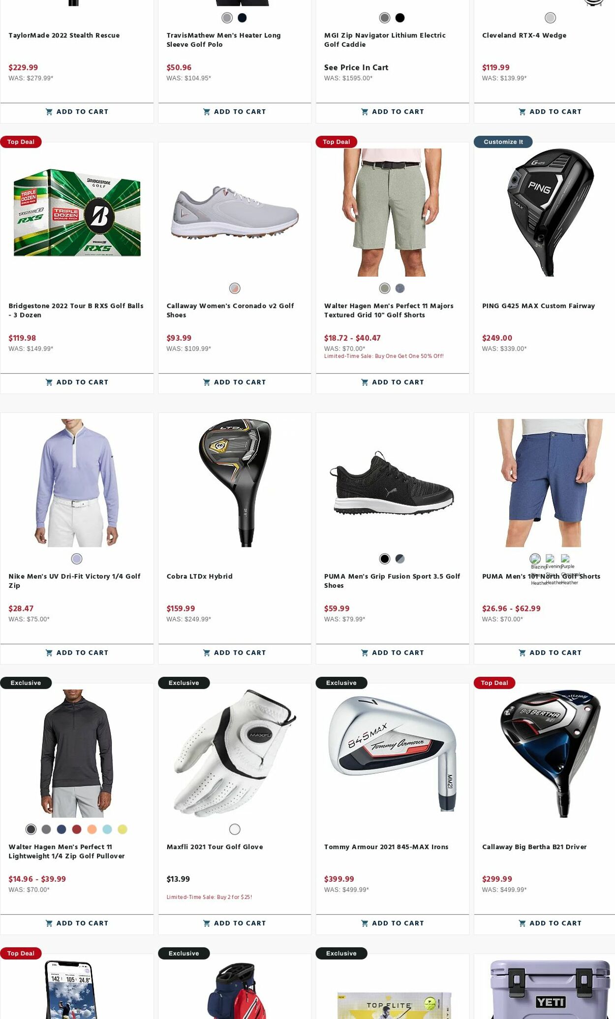 Weekly ad Golf Galaxy 07/24/2023 - 07/30/2023