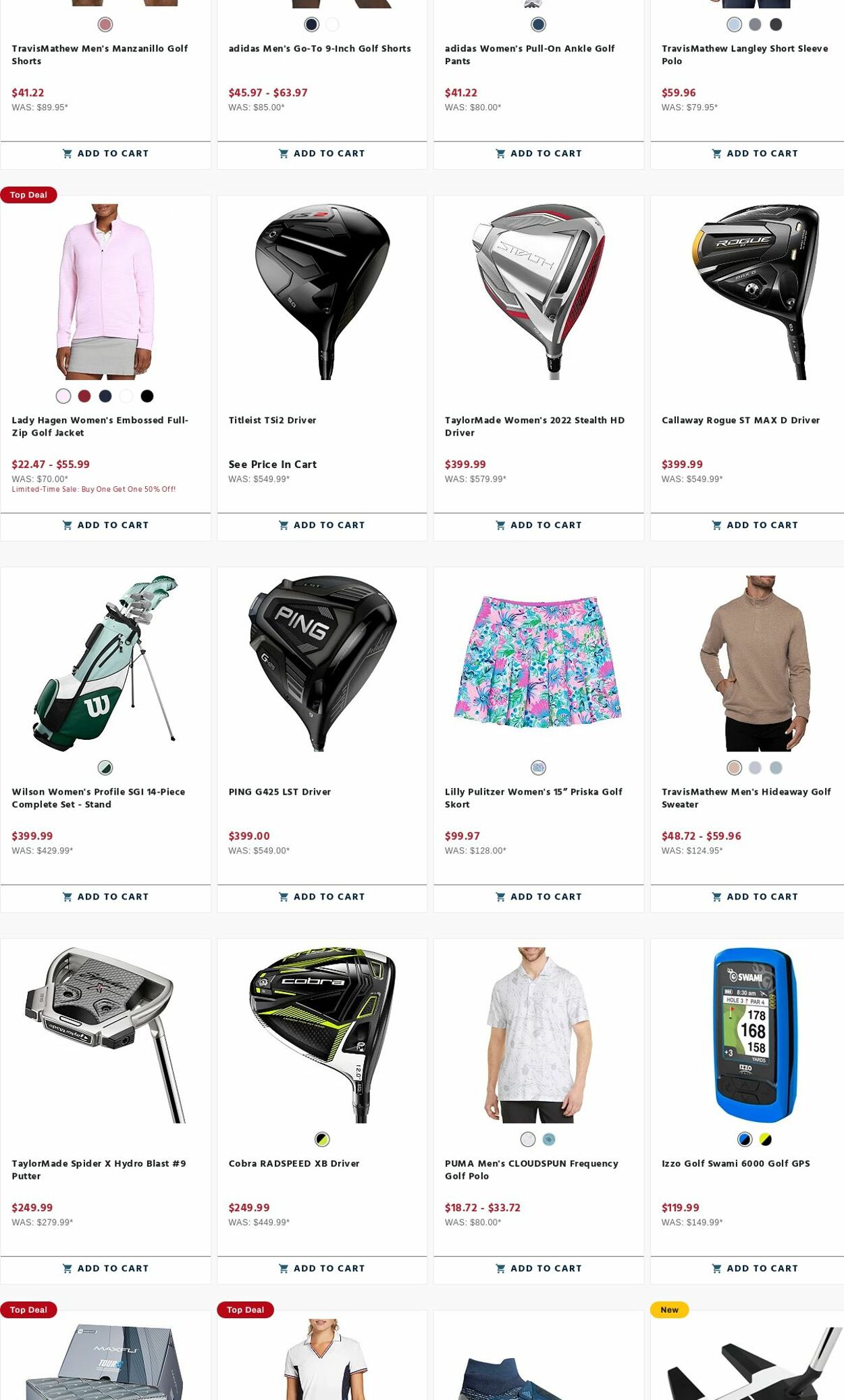 Weekly ad Golf Galaxy 07/24/2023 - 07/30/2023