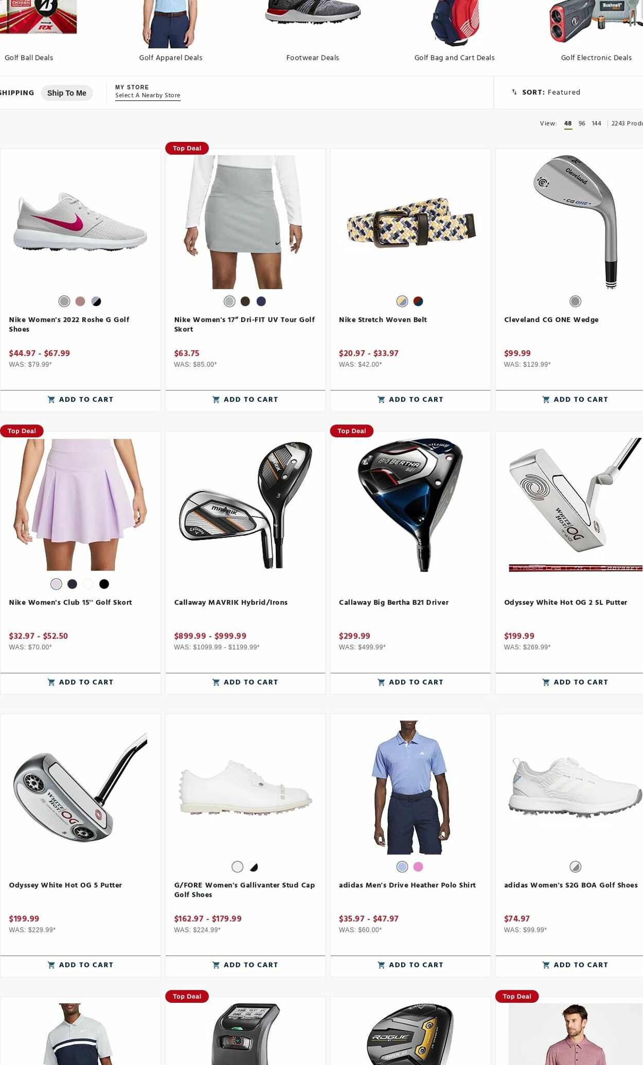 Weekly ad Golf Galaxy 08/07/2023 - 08/13/2023