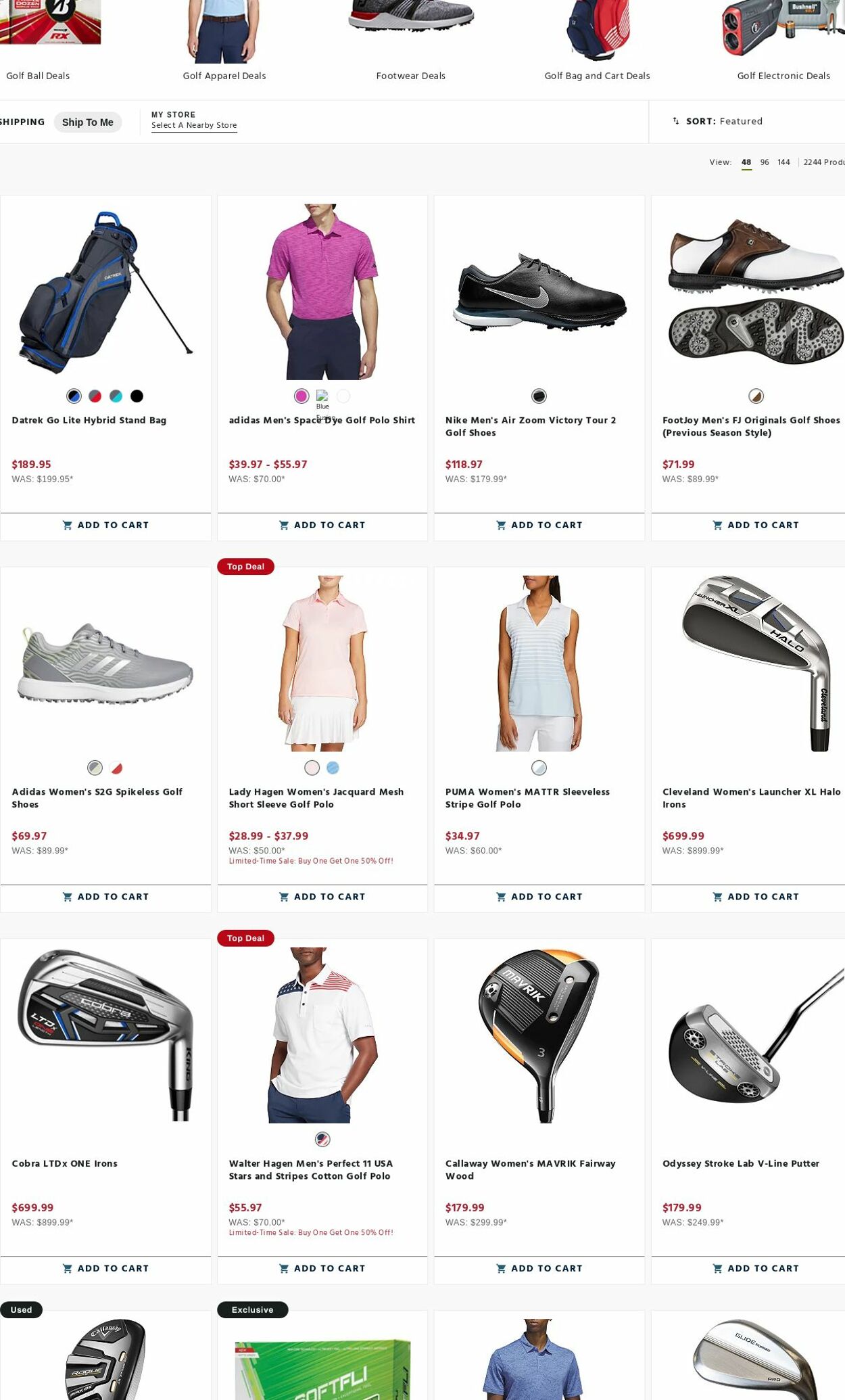 Weekly ad Golf Galaxy 08/07/2023 - 08/13/2023