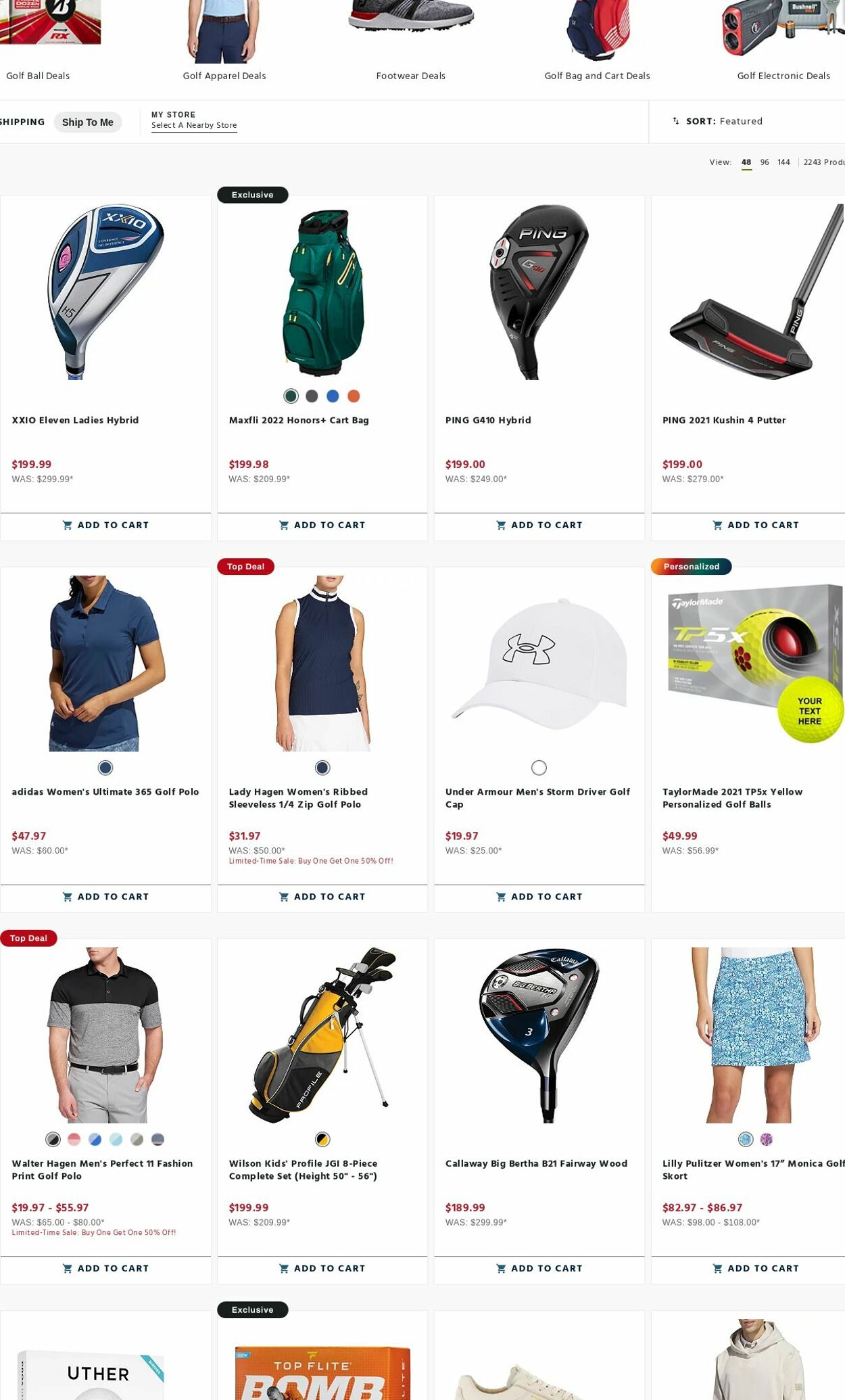 Weekly ad Golf Galaxy 08/07/2023 - 08/13/2023