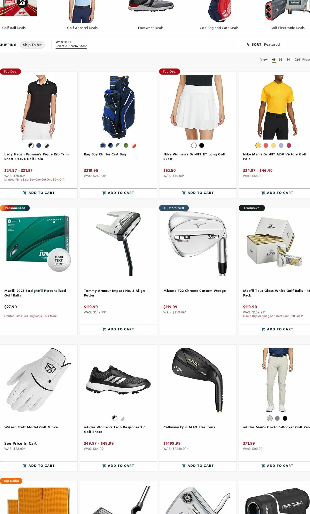 Weekly ad Golf Galaxy 08/07/2023 - 08/13/2023