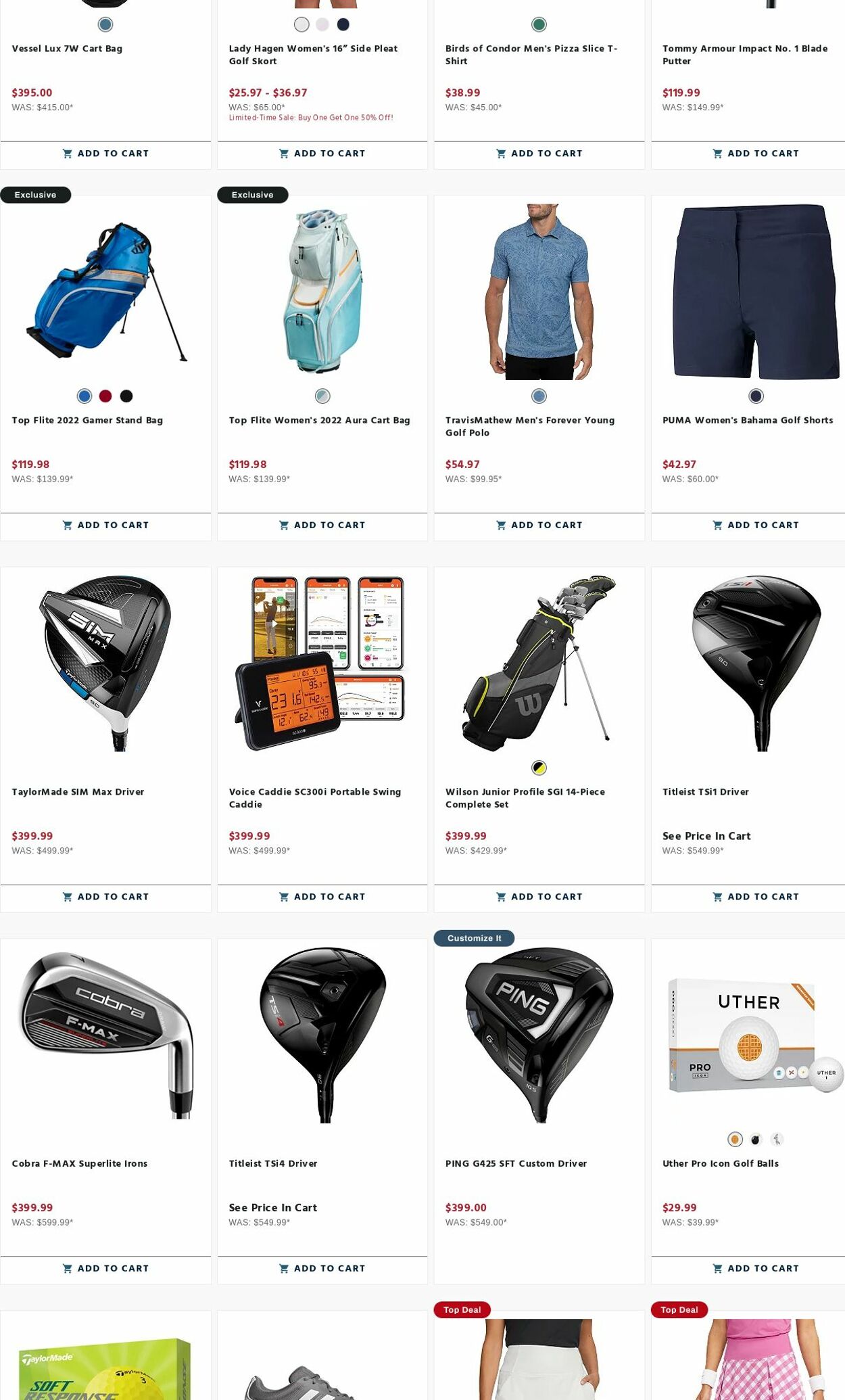 Weekly ad Golf Galaxy 08/07/2023 - 08/13/2023