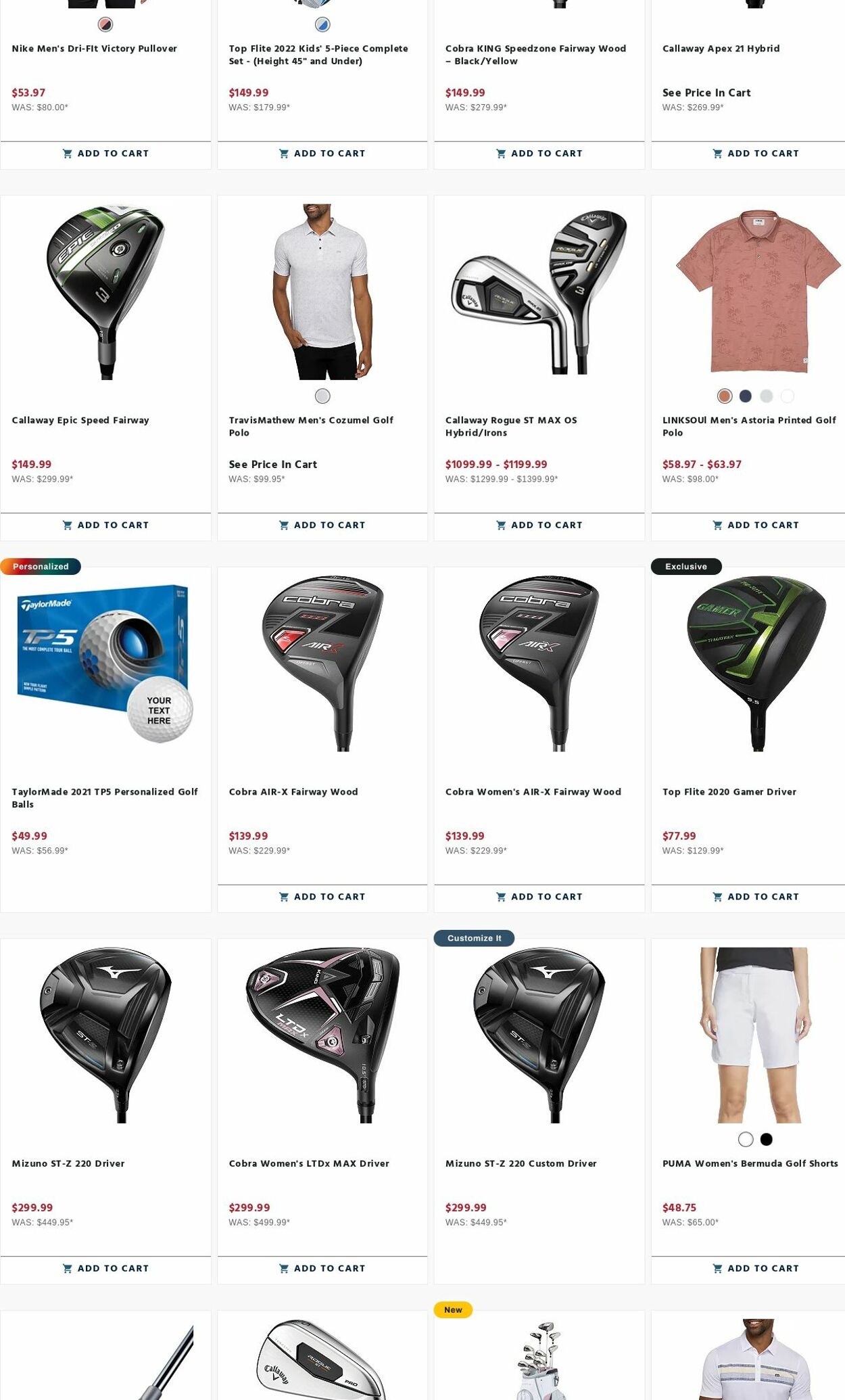 Weekly ad Golf Galaxy 08/07/2023 - 08/13/2023