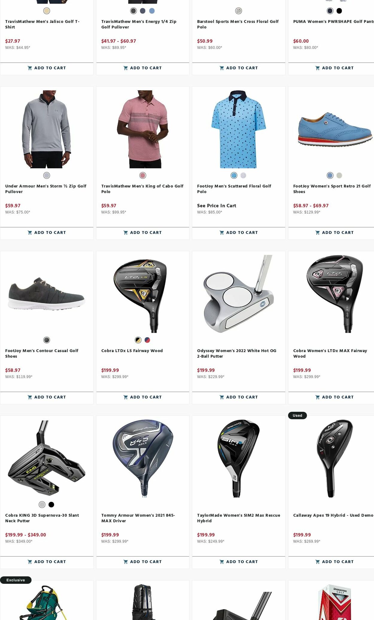 Weekly ad Golf Galaxy 08/07/2023 - 08/13/2023