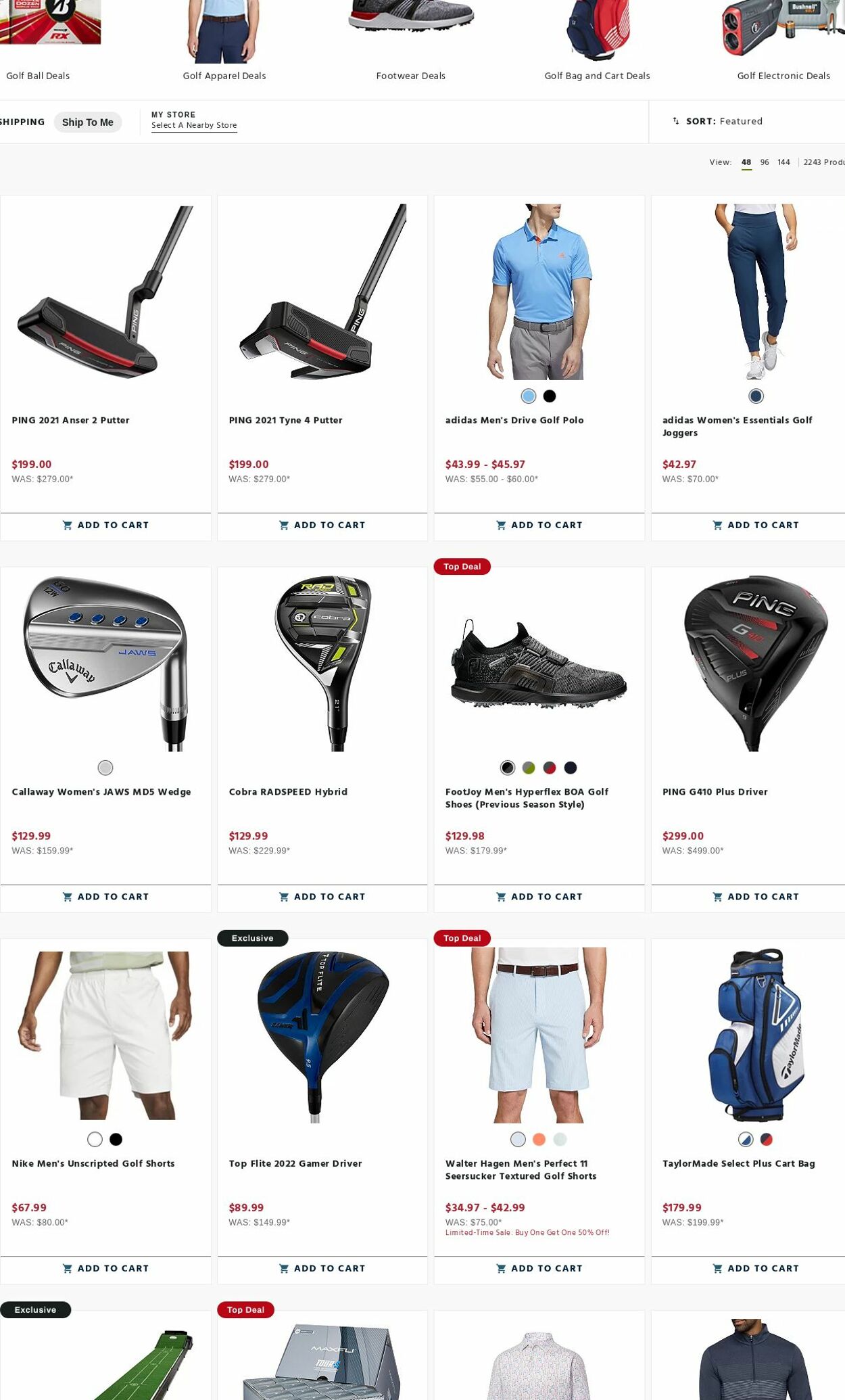 Weekly ad Golf Galaxy 08/07/2023 - 08/13/2023