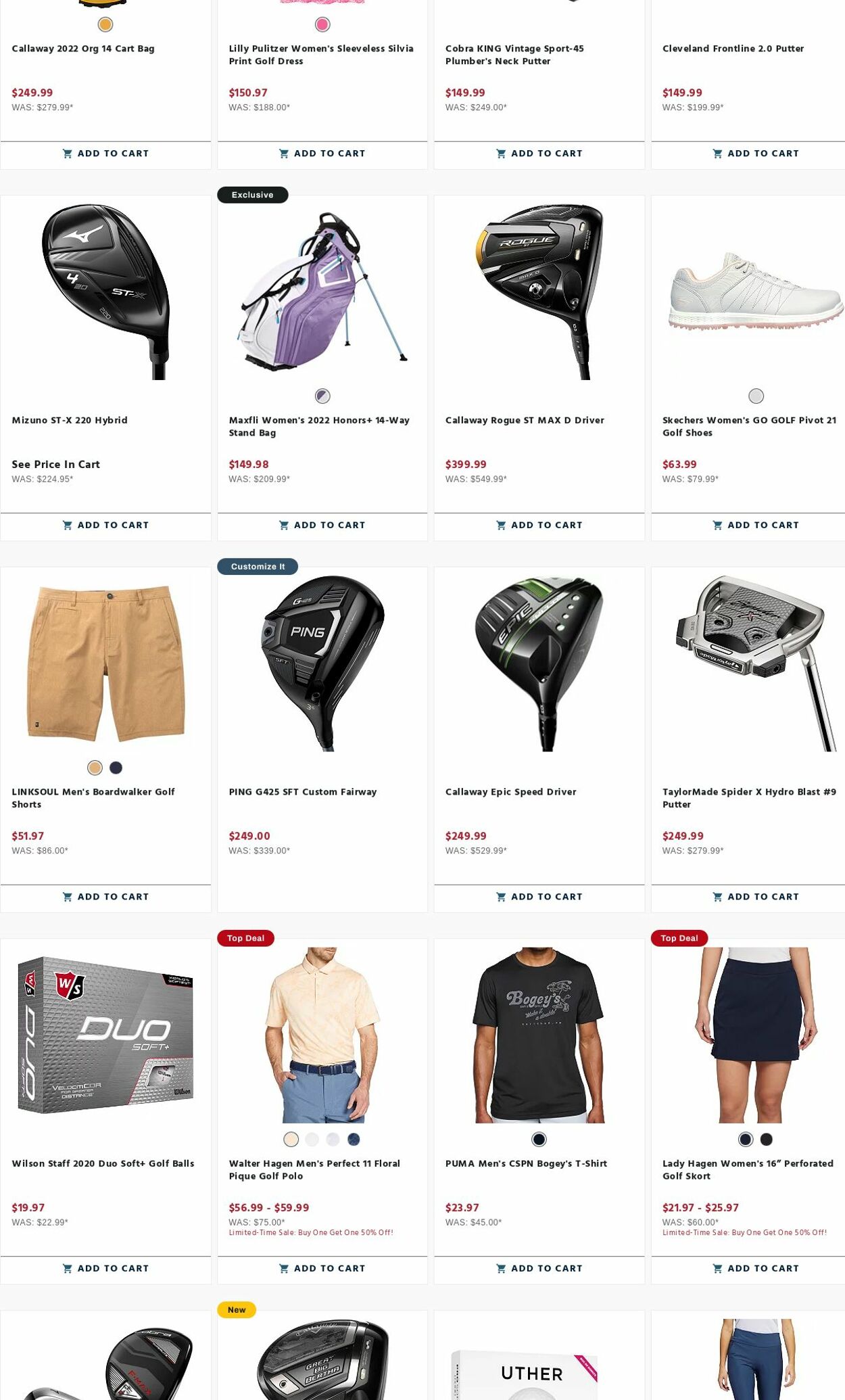 Weekly ad Golf Galaxy 08/07/2023 - 08/13/2023