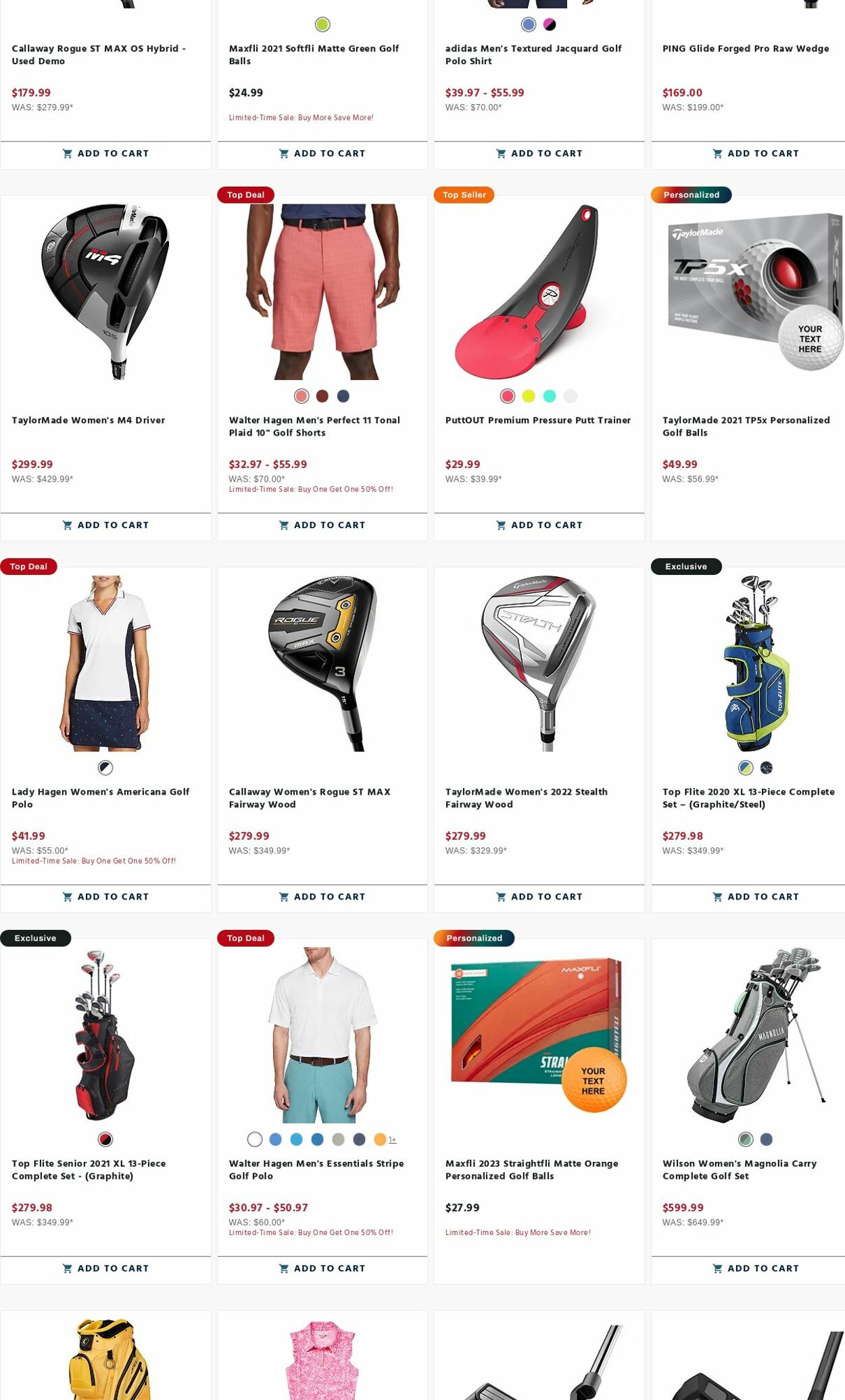 Weekly ad Golf Galaxy 08/07/2023 - 08/13/2023