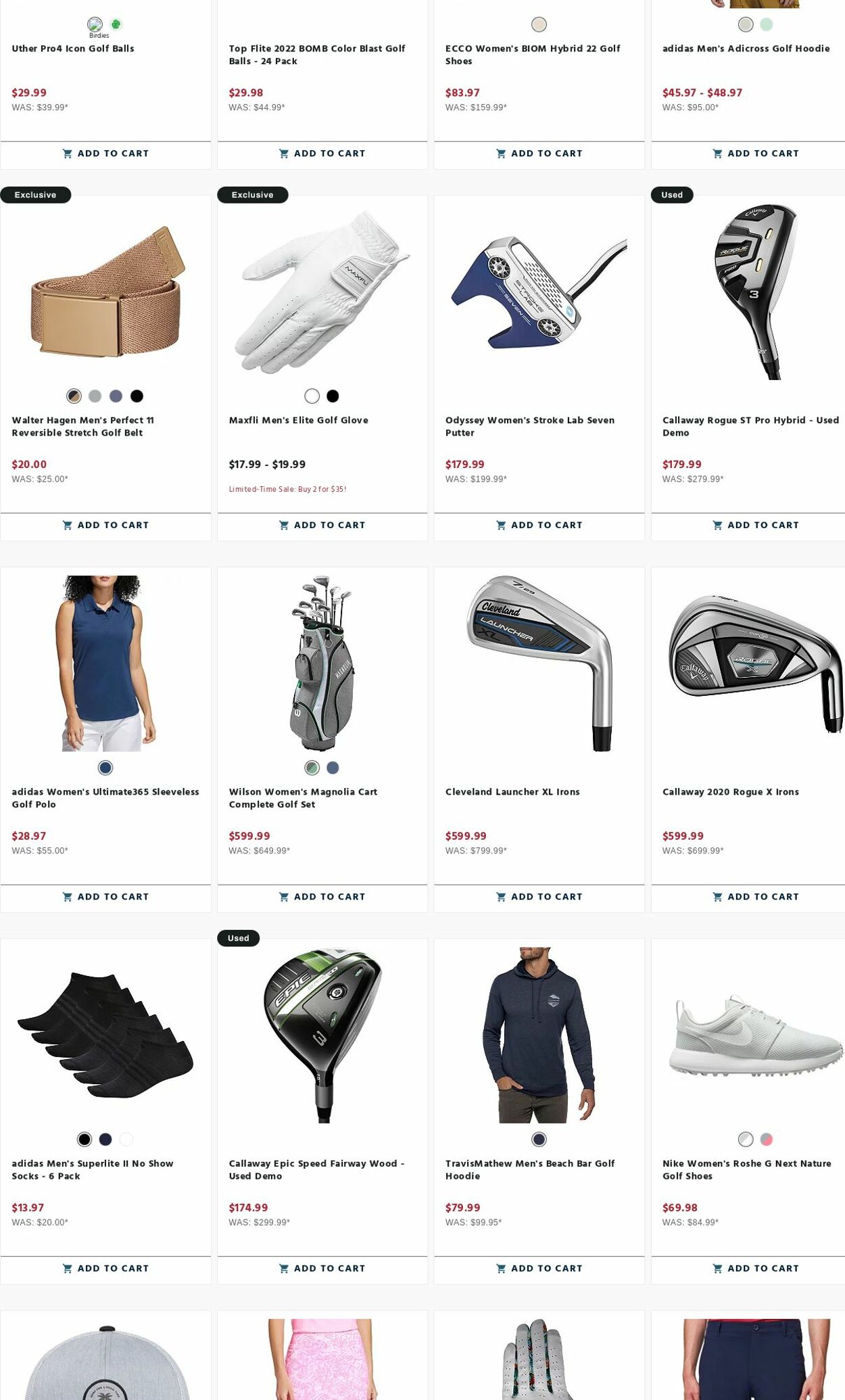 Weekly ad Golf Galaxy 08/07/2023 - 08/13/2023