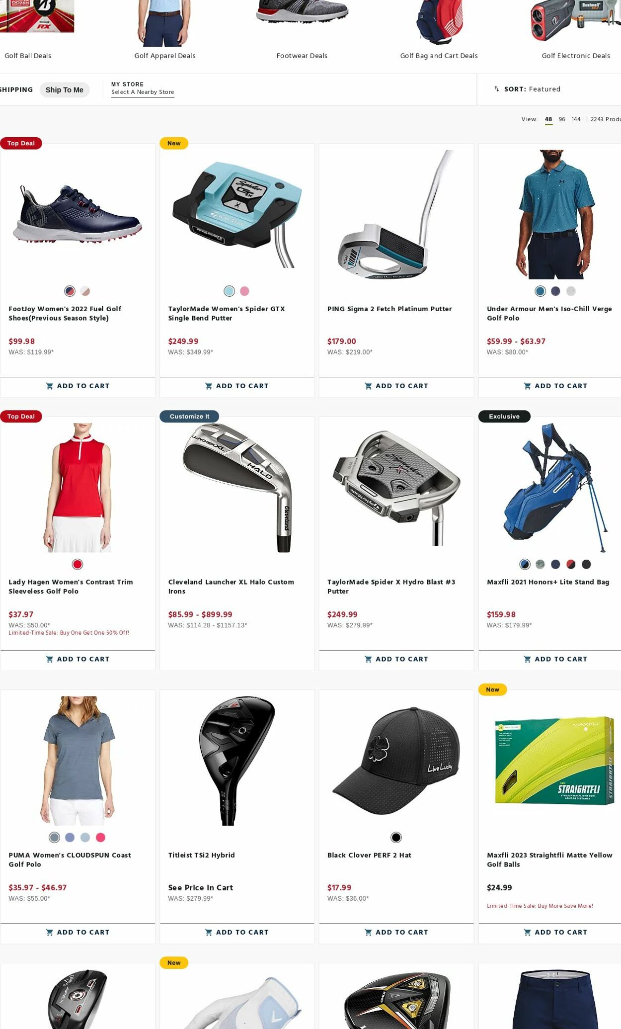 Weekly ad Golf Galaxy 08/07/2023 - 08/13/2023