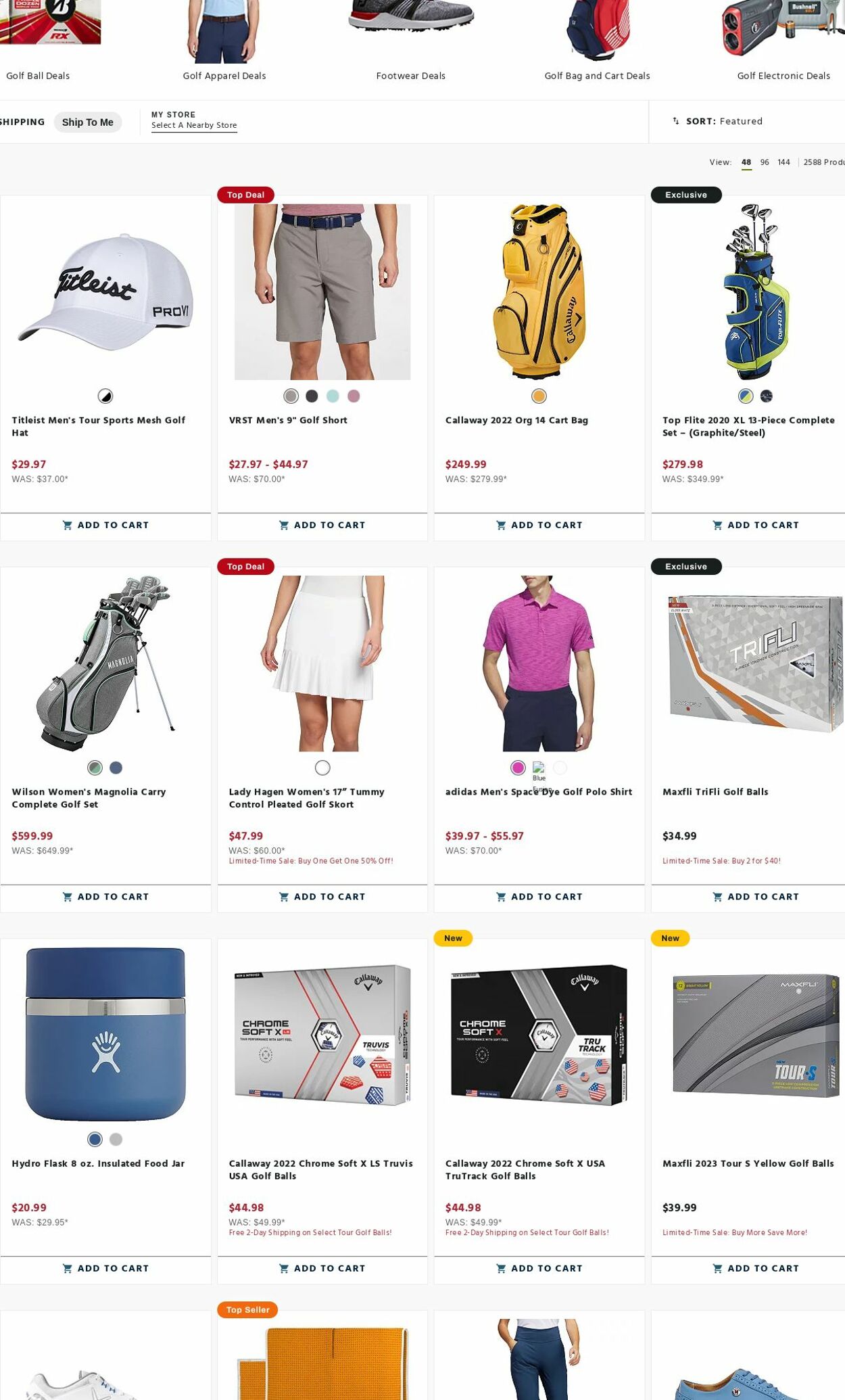 Weekly ad Golf Galaxy 08/21/2023 - 08/27/2023