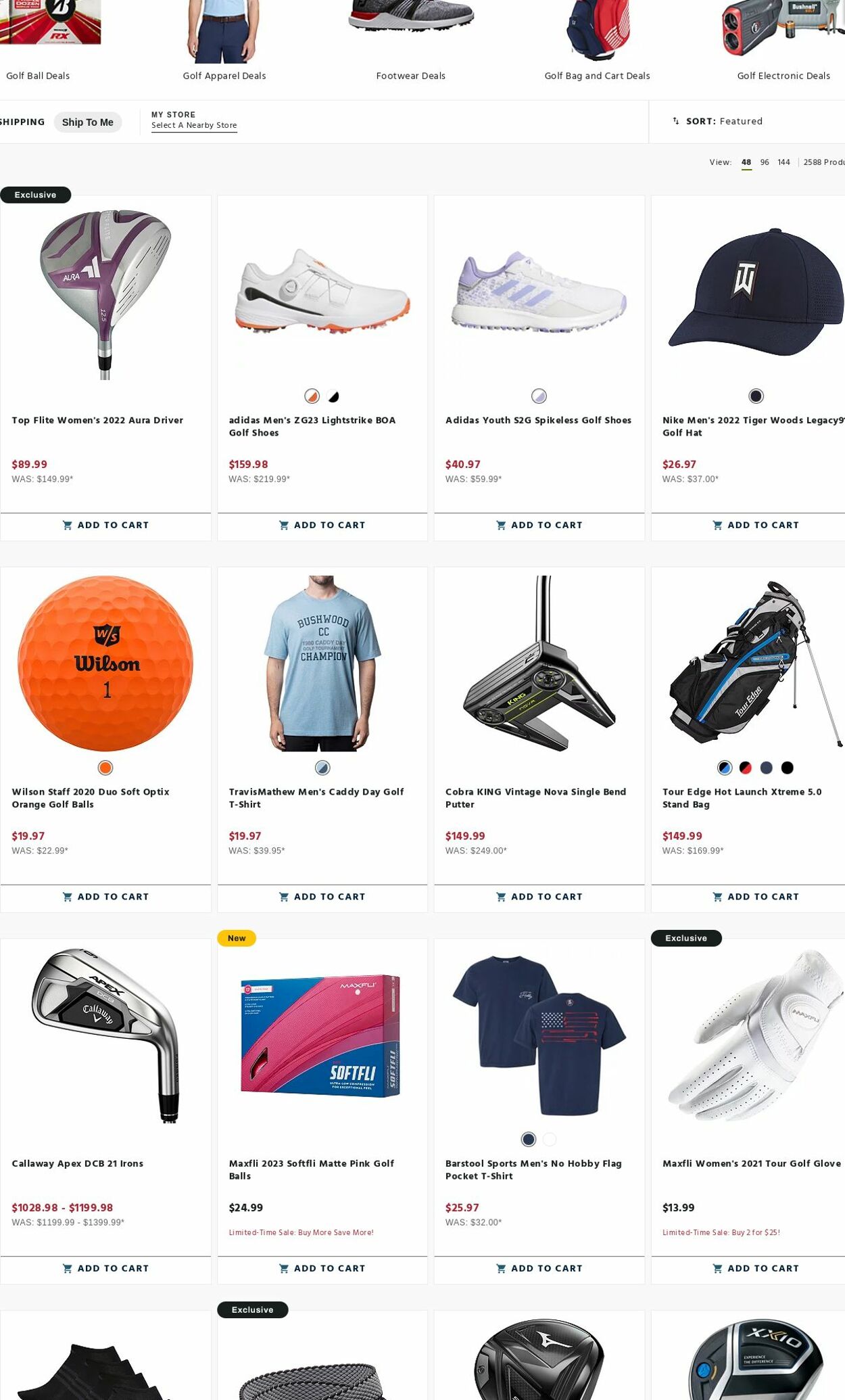 Weekly ad Golf Galaxy 08/21/2023 - 08/27/2023