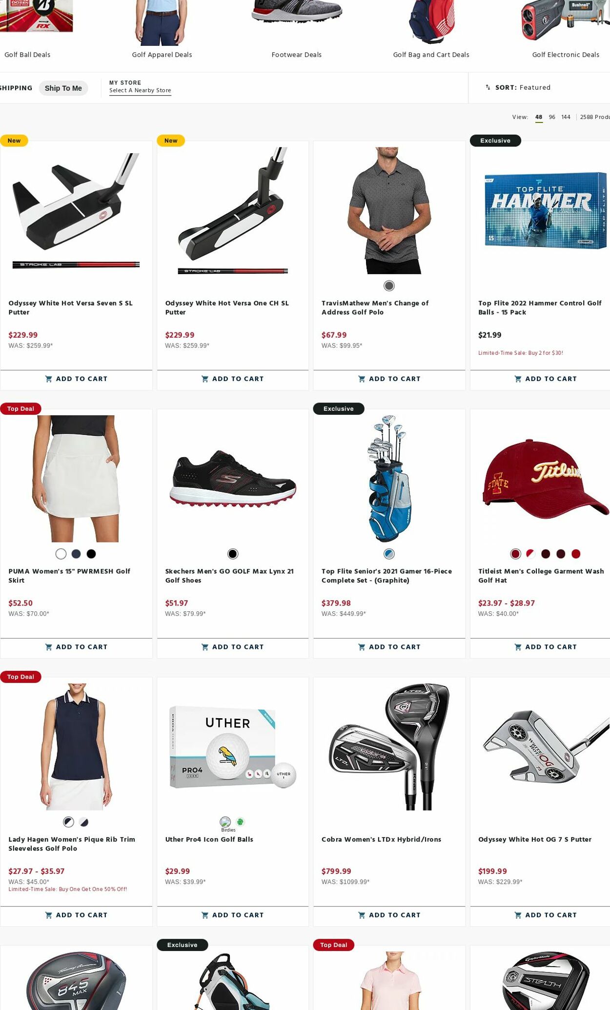 Weekly ad Golf Galaxy 08/21/2023 - 08/27/2023