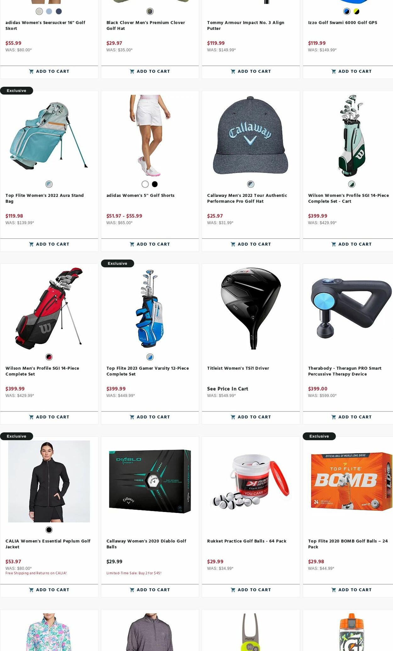 Weekly ad Golf Galaxy 08/21/2023 - 08/27/2023